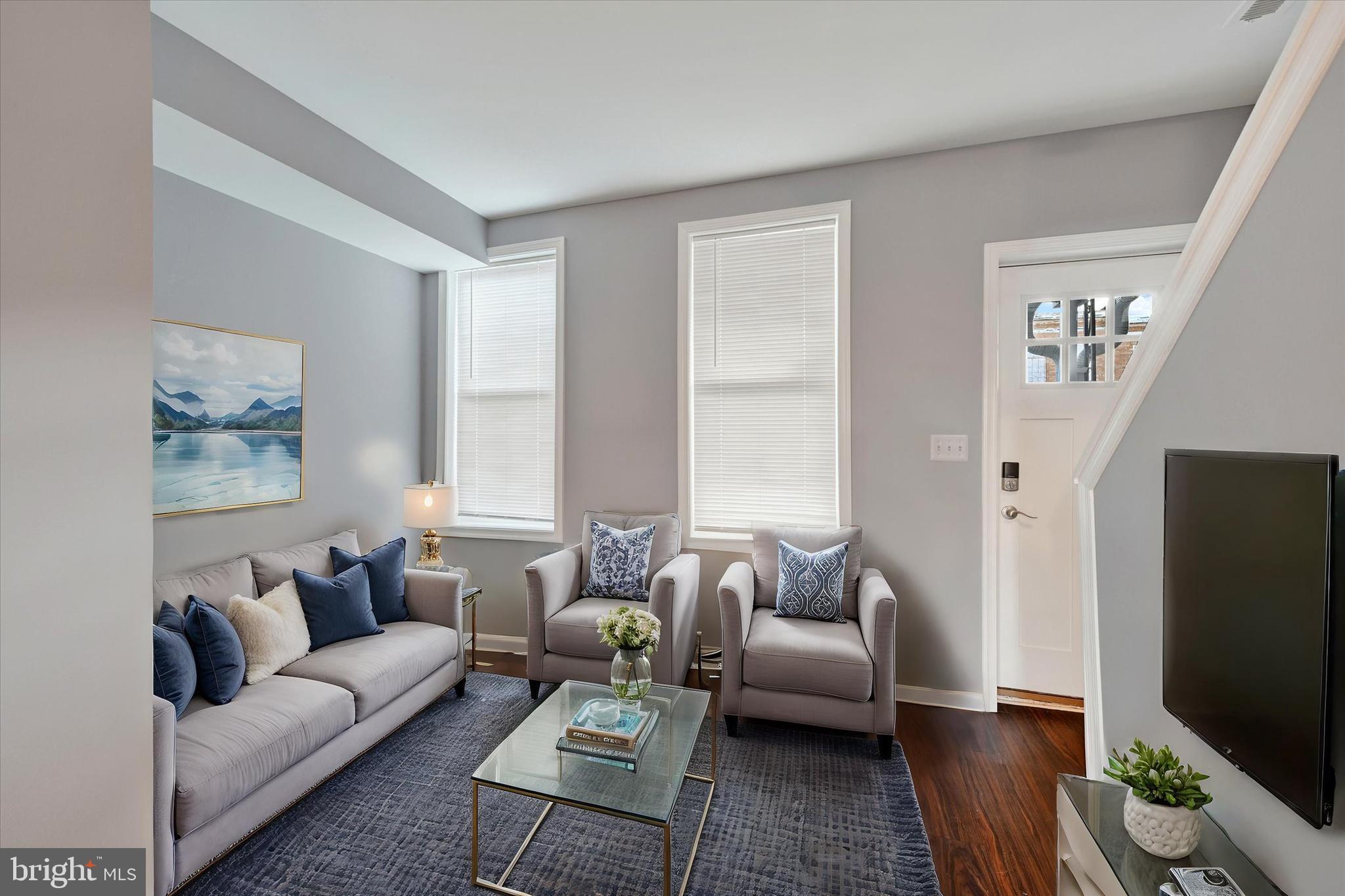 Welcome to 22 N Abington Ave! This updated 2-bedroom, 1.5-bathroom townhome is move-in ready and waiting for you. The main floor offers a comfortable living room, a dining area, and a stylish kitchen with stainless steel appliances. A convenient half bath is also located on this level. Upstairs, you’ll find two spacious bedrooms and a full bathroom in the hallway. The clean, unfinished basement provides plenty of storage space. Step outside to enjoy a fenced-in rear yard. Schedule your showing today and make this your new home!