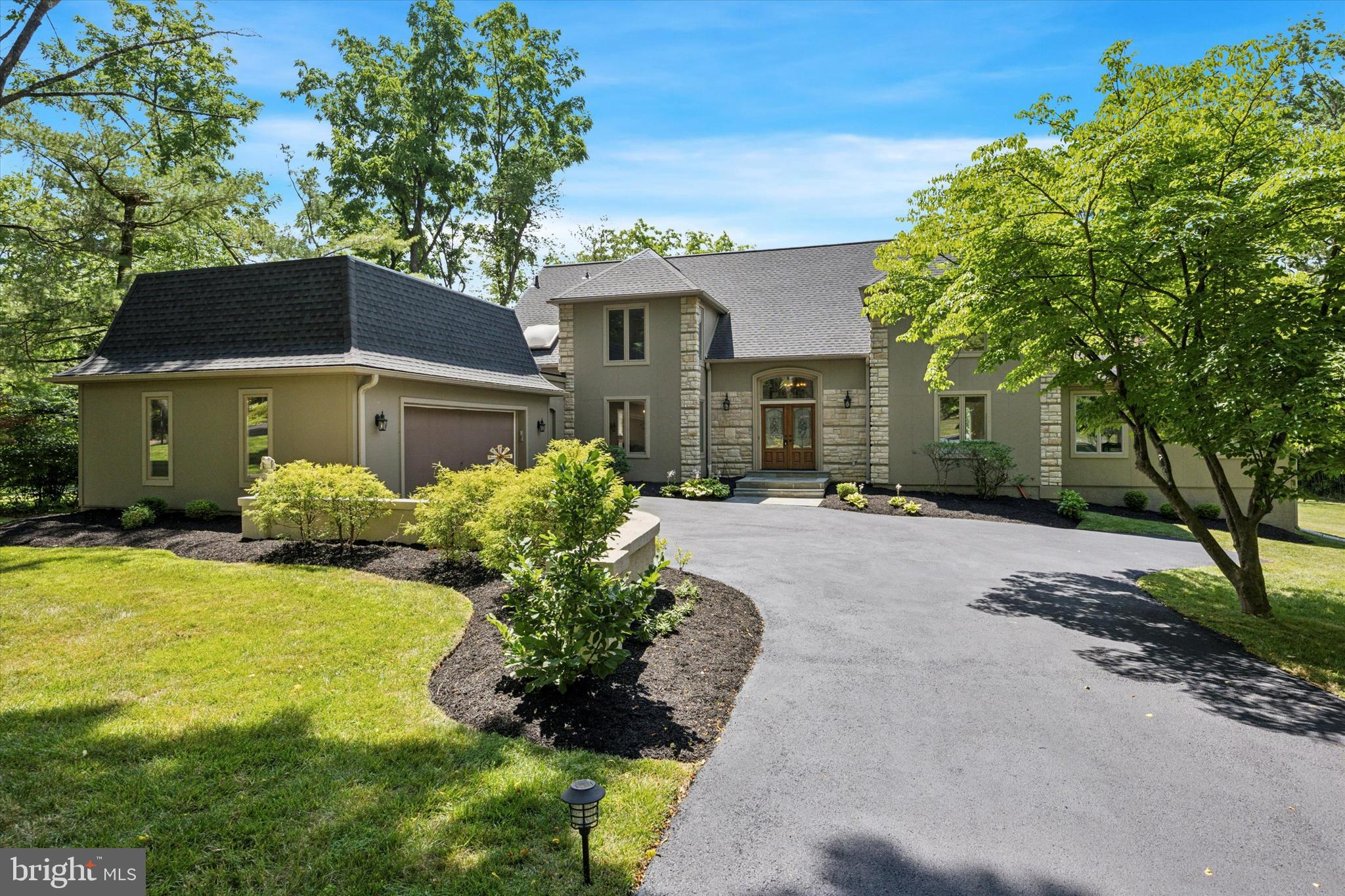 Welcome to this stunning French Colonial home, situated at the end of a peaceful cul-de-sac in a sought-after north side of Villanova neighborhood in Lower Merion. This exquisite property has been meticulously renovated and boasts 5 bedrooms, 3 full baths, and 3 half baths, set on a beautifully landscaped 1+ acre lot.
Between 2016 and 2024, the current ownership made numerous improvements, and most of which were completed on or after 2019, including constructing a new addition to add a new office and an additional 5th bedroom with ensuite full bathroom, installing a new roof, installing new stone and new custom extra-large Hardie fiber cement siding to echo the French house style , constructing a new deck, finishing the basement, upgrading the pool and equipment, installing new AC units and new boilers, replacing all kitchen appliances, and much more.
This beautiful home is located in a great neighborhood and just minutes away from major highways, shopping, excellent restaurants, and top-notch schools. It is a lovely home and move-in ready.
