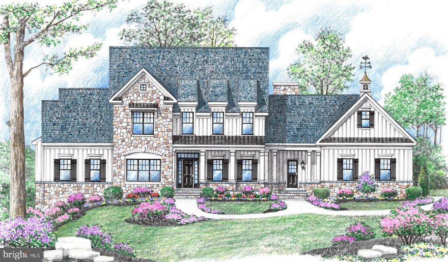 Stone House Builders offers the Fulton Farmhouse in Briar Knoll. 4,200 sf. with first floor master suite, 4 additional bedrooms, gourmet kitchen all finished with the finest materials.This plan & specs are completely customizable to suit your needs. See specification in documents. Photos are of builders work and may not represent exact specs.