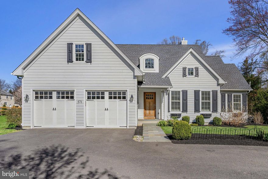 Your Blue Bell dream home is tucked away at the end of a private road off Skippack Pike in the highly sought-after Wissahickon School District!  This newer construction 4 Bed / 3.5 Bath masterpiece with a stunning recently finished basement is luxury living at its finest.  Built in 2016 with meticulous attention to detail, this custom home boasts over 4,500 square feet of elegant living space, showcasing impeccable architectural design and superior craftsmanship.  A welcoming blue stone walkway leads you to the front door where you are greeted with high ceilings, beautiful wide-plank oak hardwood floors, and an abundance of natural light flooding every corner.  The main floor features an idyllic formal living room with vaulted ceilings, a sophisticated great room that features a gas fireplace with a solid marble surround, custom built-in shelving and cabinetry, and an open-concept floor plan connecting to the kitchen and dining area - a perfect place to host your gatherings.  Prepare to be captivated by the custom kitchen, featuring an oversized island with pendant lights, an abundance of white cabinetry with crown molding, under-cabinet lighting, a matching white wood range hood, beautiful Carrera marble countertops, a farmhouse sink, and stainless steel appliances including a six-burner Viking range and refrigerator.  Next to the refrigerator are integrated cabinet-style double doors that open to the huge hidden walk-in butler’s pantry with floating shelving and marble-topped cabinetry - a true showpiece!  Beside the kitchen is a formal dining area with double French doors that open to the fully composite deck area with a pergola.  Indulge in the ultimate comfort and convenience of the first-floor owner’s suite, complete with plush carpeting, custom plantation shutters, 2 large walk-in closets, and a lavish ensuite bath featuring a frameless glass shower with solid marble surround and flooring, a freestanding soaking tub, a double vanity with ample storage, high wainscotting and a linen closet.  Completing the main floor is a large laundry room with cabinetry and a full sink, a tastefully designed half bath, recessed LED lighting, plantation shutters throughout, crown molding, additional storage closets, and access to the two-car garage.  Upstairs, discover three additional large bedrooms, two of which are connected by a Jack and Jill bathroom with a frameless glass subway tiled shower and double vanity, along with a versatile loft space with an alcove perfect for an additional living space.  The third bedroom is en-suite with a walk-in closet and full bath with classic subway tile and a frameless glass shower.  There is a huge unfinished attic storage room awaiting your finishing touches with architectural design plans (available upon request) already in place!  But the luxury doesn't end there.  The newly finished basement is a perfect entertaining or play space with over 1,300 SF of finished space offering 8.5 ft ceilings, luxury vinyl plank flooring, a dedicated office/5th bedroom with newer carpeting and a mini-split heat pump, a wine room with a built-in 55-bottle wine fridge and humidor (negotiable), and recessed LED lighting throughout.  This home also features a new roof, a large basement storage room, and multi-zoned HVAC.  The large two-car attached garage comes equipped with an EV outlet for your electric vehicle.  The exterior is constructed with Hardie Board siding, has a fully fenced backyard, and beautifully manicured landscaping.  Located in Wissahickon School District and with easy access to the PA Turnpike, Route 476 Route 202, restaurants, shopping and public transportation, this is the opportunity you've been waiting for!  Don't miss your chance to see this amazing home - schedule your showing today!