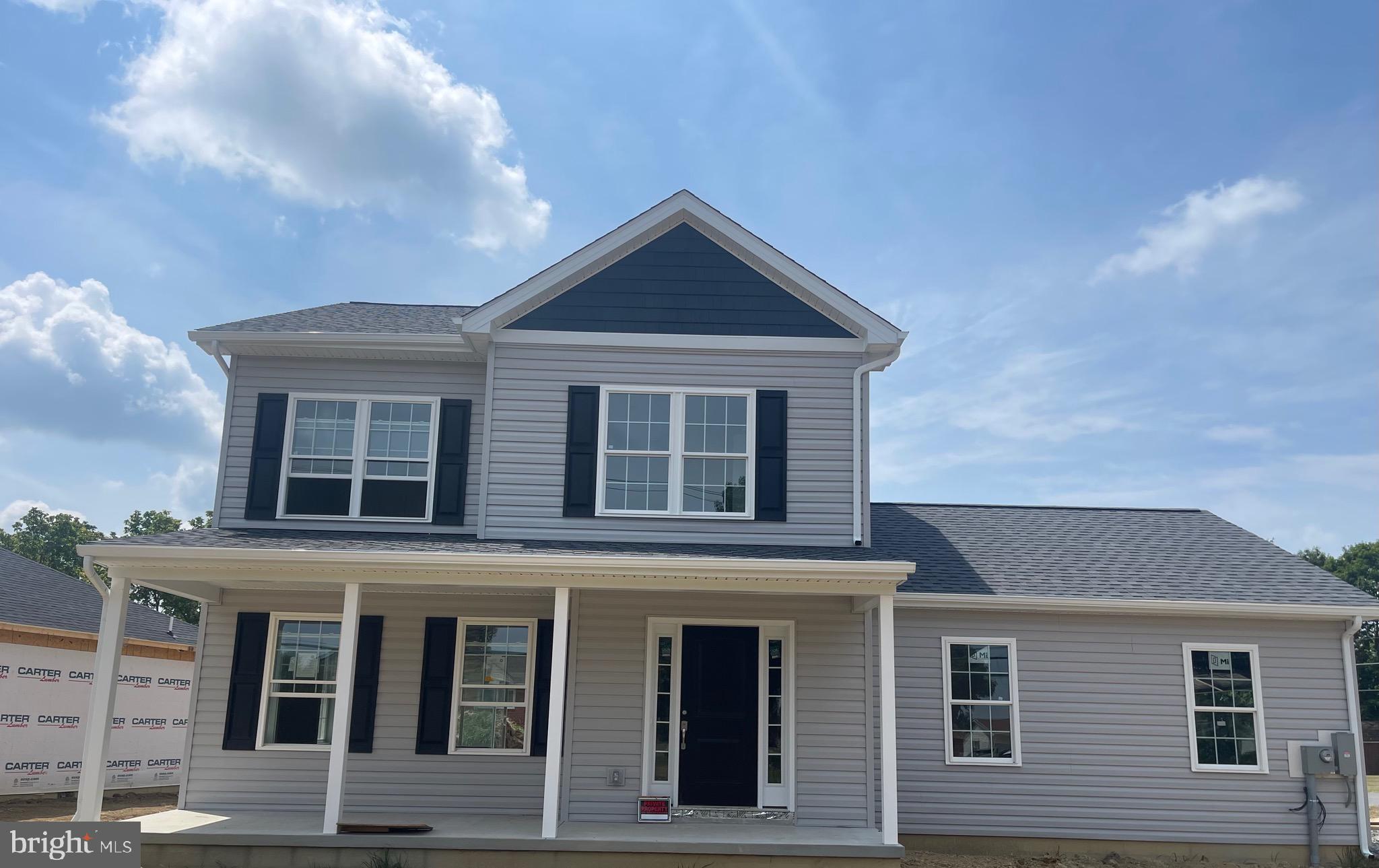 100% completed. Move in ready!!! Brand New 3 bedroom 2 1/2 bath Colonial almost 1,600 square feet. LVP floors throughout main living areas and hallways and carpet in bedrooms. Gourmet kitchen with granite countertops and island with Whirlpool stainless steel appliances. Driveway will be paved. Bring your buyer today.