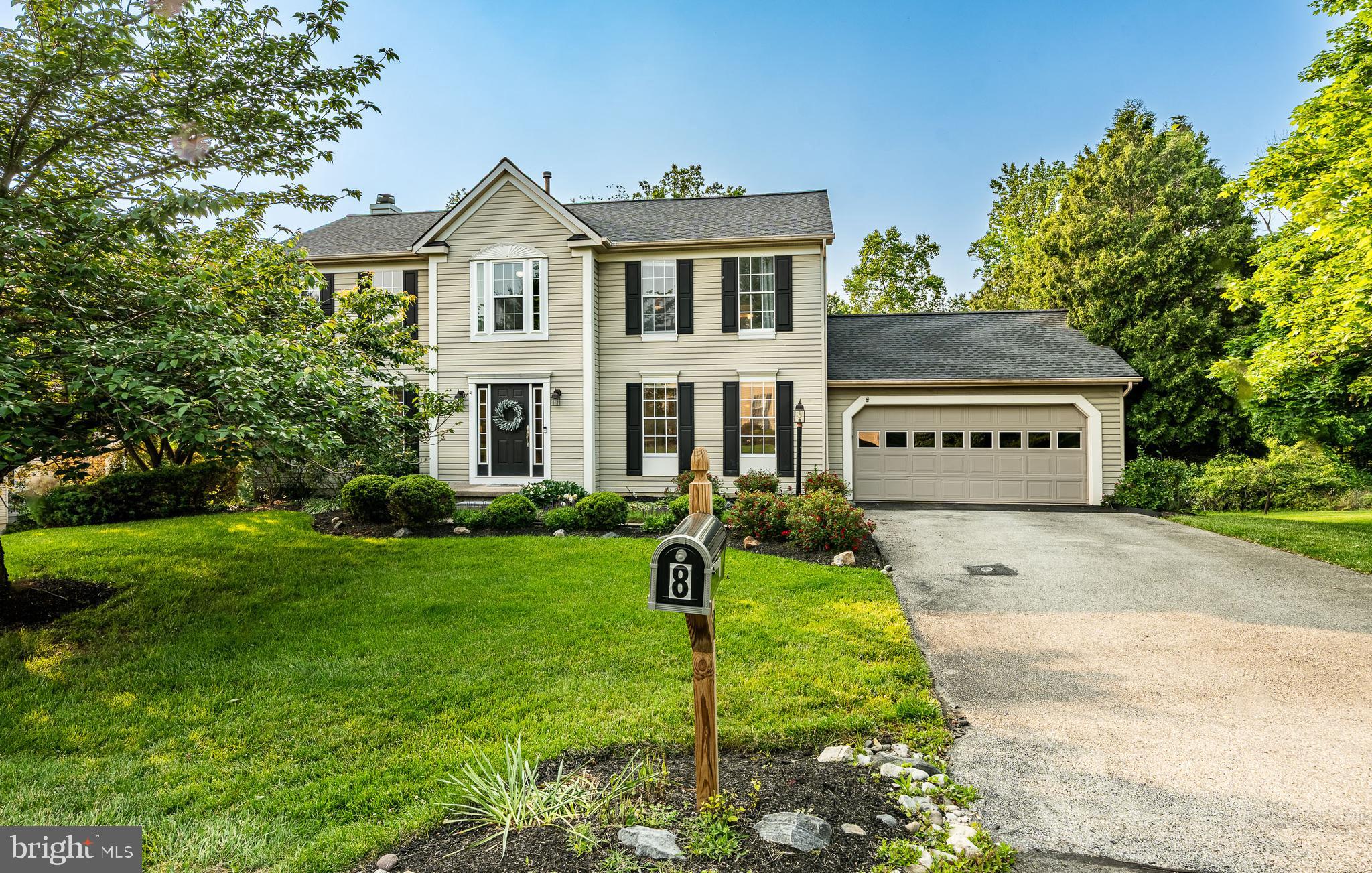 Awesome, 5-bedroom home in Balmoral is ready for new owners. You'll enjoy everything about this home. The main floor offers a living room with french doors that could easily be used for a home office. A formal dining room, an eat-in kitchen that overlooks the wooded backyard. The kitchen opens right into the large family room with a fireplace, and double French doors into the 4-season room, adding lots of extra space and a cozy place to relax. There is an expansive 2-level deck, which is great for your next BBQ. On the 2nd floor, you have the primary suite, with 2 walk-in closets and a large ensuite bathroom. Four additional, large bedrooms share the full hall bath. The lower level is finished with sliders out to the backyard, giving you lots of space to spread out. The home has been pre-inspected and the home, radon and termite reports are available for your review. Showings start on Friday 6/6 with an open house on Sunday 6/8.