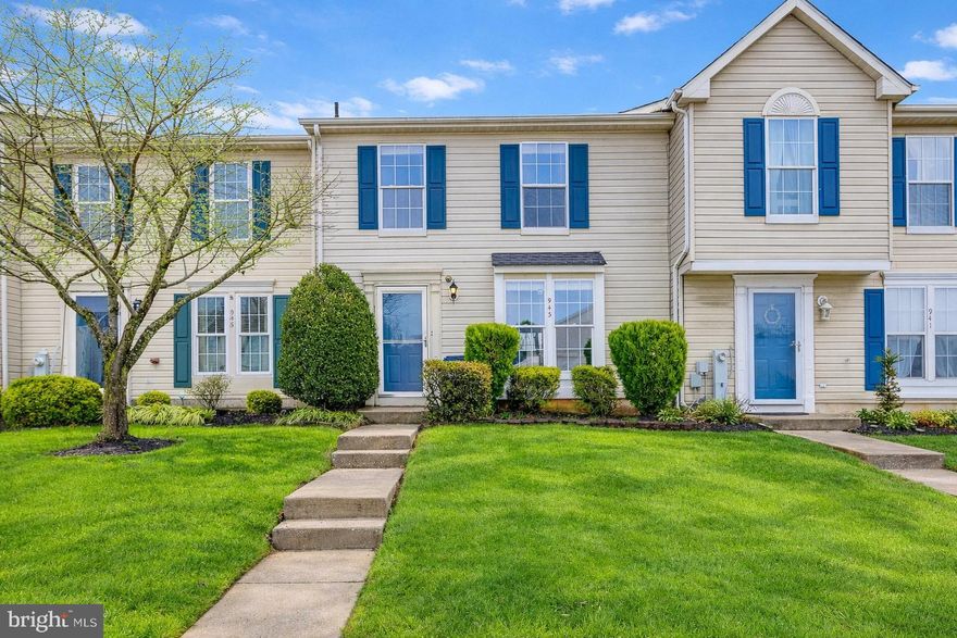 Welcome to this 3 bed, 1.5 bath townhome located in the neighborhood of Brentwood Park.  This. is a rare opportunity to be close to downtown Bel Air, but still in the Fallston Middle and High school district!  Walking in through the front door brings you to a large living room area with lvp flooring throughout.  There is a convenient powder room to the right, and beyond the living room is the Kicthen, dining room combo.  th kitchen is stocked with all appliances and has a window that looks out over the living room.  There is also a laundry closet with washer/dryer right off of the dining area.  Also, off of the dining area, sliders open up into the rear yard.  Stepping out on the wood deck gives you access to the backyard with a storage shed and a yard completely enclosed in privacy fencing.  Back inside, taking the steps up to the carpeted second floor brings you to three bedrooms and a full bath with tub/shower combo.  This house is priced to sell and is just missing your imagination and finishing touches to build equity and customize it as your own.  Come see it today!