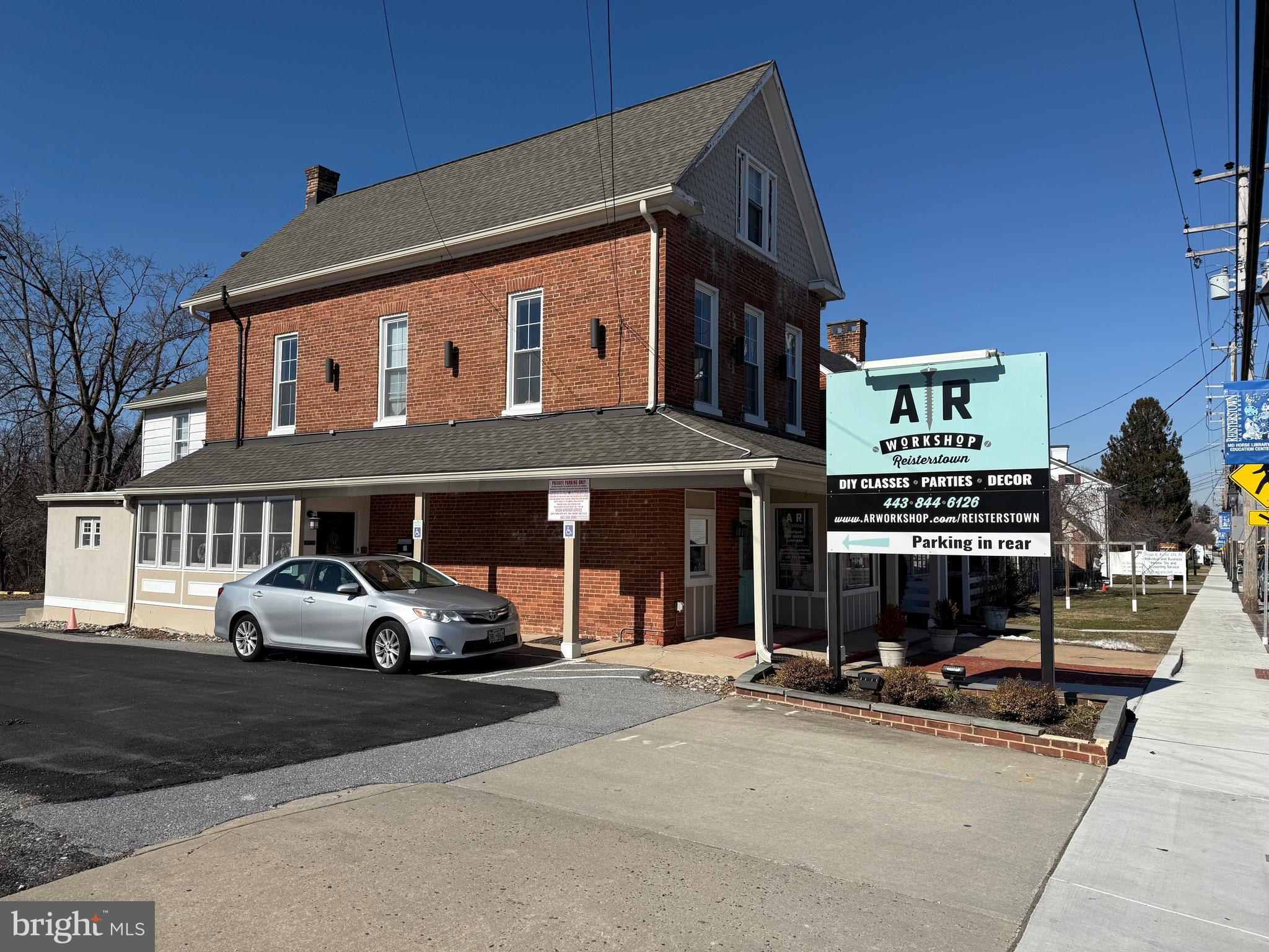 2nd and 3rd floor office space for lease. Zoned BL, this space is located in the heart of Reisterstown, MD. 2nd floor consists of 3 private offices and a storage room in the back. 3rd floor is divided into 2 rooms. Access by stairs only.  Plenty of parking (approximately 8 - 10) in the back, behind the building. Landlord pays Building insurance, property taxes and HVAC maintenance. Call listing agent for an appointment. Monday - Friday 10:00  AM - 4:00 PM.