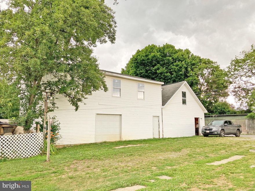 1,000+ sq ft storage space available for lease! Large Freshly Refreshed Building Has Large Garage Door, and Electric in unit. 

530 square feet space at ground level with a very wide garage door! Upstairs you have an additional 460 square feet of storage/etc. space. You can expand with us here at the rear of 26 Pennsylvania Ave. Westminster, MD. 21157!