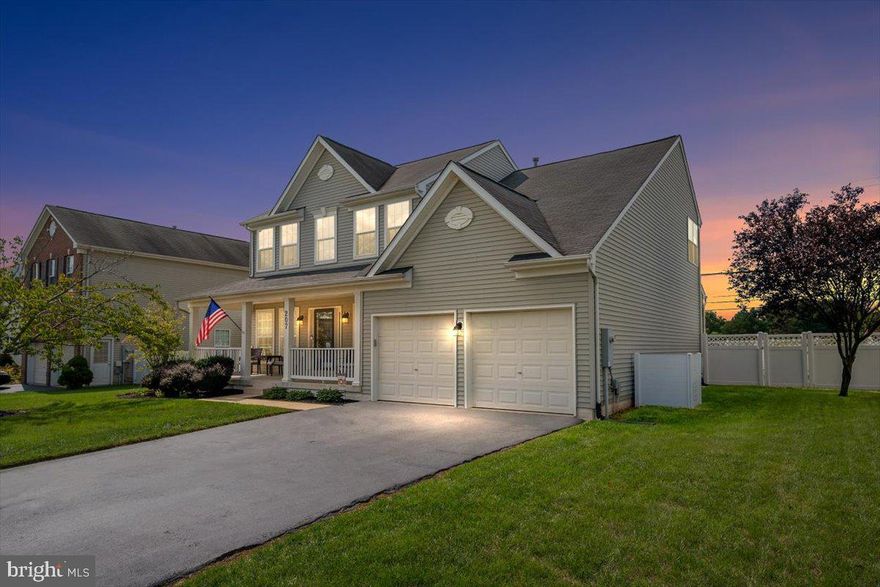 Welcome to 207 Northfield Way in the sought after North Brook community.  The ONLY house on the market that is OVER 3,100 sq ft. in North Brook, you do NOT want to miss this opportunity.  Boasting 4 LARGE bedrooms, 2.5 bathrooms, this home is well maintained, upgraded and ready for you.  As you walk up to this home, you have a large relaxing front porch.  Entering the home will not be disappointed! To the left you have a nice size office or living room that is open to the gorgeous dining room that offers plenty of natural light.  Walking down the hallway, the home opens up to the large family room and kitchen. This space is perfection.  Large family room with stone front gas fireplace that is all open to the kitchen.  The kitchen boasts a large island with gas cooktop, an abundance of counter and cabinet space, microwave / wall oven combo, large pantry and desk area.  The main level also offers a rare room that can be used as almost anything, office, playroom, gym, game room, possible 5th bedroom.  Endless possibilities.  Finishing off the main level is the half bathroom and laundry room.  Moving upstairs you have those gorgeous hardwood floors running through the hallway and 4 LARGE bedrooms.  Each bedrooms offers HUGE closets and an updated hallway bathroom.  Moving down the hallway you enter into the owner's suite.  This suite is large, offers walk in 2 closets, and a GORGEOUS updated bathroom.  The bathroom is stunning.  Tiled shower, glass doors, soaking tub, updated vanity, you will feel as if you are in a spa.  Moving outback you have a large deck with a fully fenced in yard.  Finishing off the home is the 4 ft conditioned crawl space.  The perfect place for storage!  Enjoy all that this community has to offer.  Playground, soccer field, pavilion walking path, ponds and woods to explore!  Conveniently located to all major routes, beaches, boat ramps, restaurants, and shopping, this home does NOT disappoint.