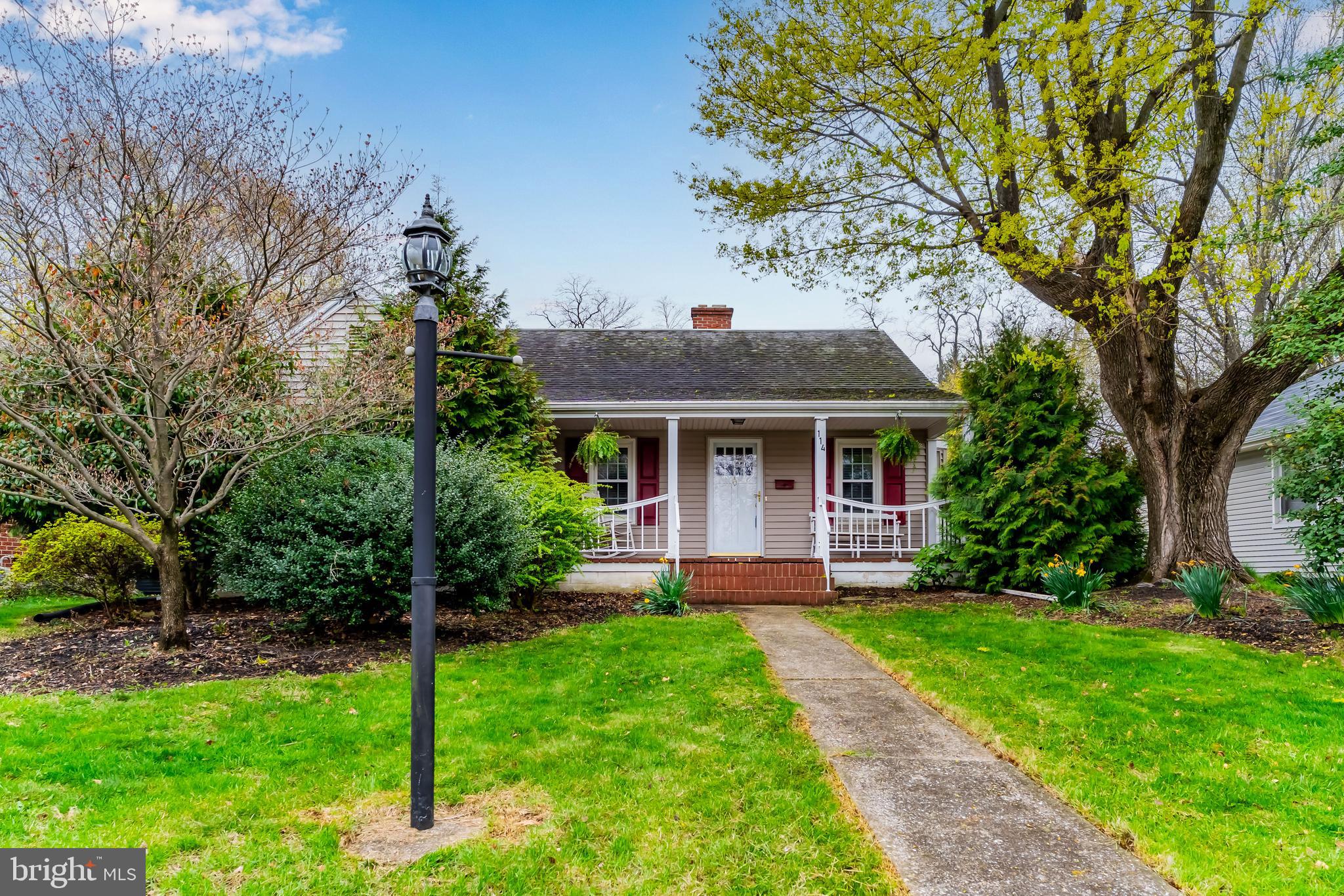 Welcome to this inviting 3-bedroom, 2-bathroom ranch offering timeless character and everyday functionality. Hardwood floors flow throughout the home, adding warmth and durability to the spacious layout. The large living room provides a comfortable gathering space, while the cozy breakfast nook off the kitchen is perfect for morning coffee or casual meals. You'll love the Primary Bedroom which offers a recently updated tiled "wet" bath. Newer HVAC and tankless water heater means "peace of mind" Step outside to a generous deck—ideal for entertaining, grilling, or simply enjoying the outdoors. The home also features a full basement with plenty of potential, off-street parking, and a large two-car garage for added convenience and storage. Don’t miss your chance to see the potential and charm this home has to offer. Schedule your private tour today!