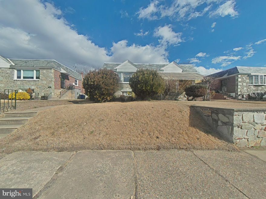 This property is currently occupied by an uncooperative occupant and the property will not be delivered vacant. This is drive by only, no showings can be set up at this time.

Welcome to this twin/semi-detached home in the desirable East Mount Airy neighborhood. This cozy ranch-style residence offers the perfect blend of comfort and convenience, all in a single story.

Featuring 3 spacious bedrooms and 2.5 bathroom this home is perfect for those seeking both functionality and charm. The main bedroom has their own private ensuite bathroom. There is also another full bathroom in the hallway and a half bathroom in the basement. The full finished basement provides ample storage space and includes a built-in garage for added convenience, with additional open parking for one car. The property also has a newer roof and a new HVAC system. The block is very quite and does not get much traffic due to being a coal de sac which is perfect for someone looking to move into a quiet area.

This home is conveniently located near a variety of dining options, including June's Restaurant, Herb Scott Catering, KFC, and Mt Airy Breakfast & Lunch, among others.

For education, nearby schools include Eleanor C. Emlen School, Green Tree School & Services, Theodore Roosevelt Middle School, and Anna B. Day School.

Grocery shopping is a breeze with Boyer Mini Market, New Roxie's Food, D's Variety, and Kemble Grocery just a short distance away.

The property is only a 13-minute trip to the Washington Lane stop on the Chestnut Hill East Line.

Outdoor enthusiasts will appreciate the proximity to Cliveden Park and Awbury Arboretum.

Nestled in a peaceful community, this property is ideal for anyone looking to enjoy one-story living while still having room to expand or customize. Don’t miss your chance to own a piece of East Mount Airy—schedule your showing today!