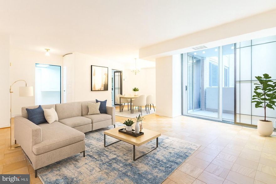 ** $200 rental credit off second month's rent with a signed lease in November** Discover your dream 1-bedroom, 1-bathroom condo at The Elizabeth in vibrant Friendship Heights! All utilities included, this inviting unit features a bright living/dining area that flows into a stylish black and white kitchen with elegant white cabinets and granite countertops. Unique black door frames add sophistication.

Enjoy your spacious balcony with serene wooded views and access to fantastic amenities like a 24-hour front desk, heated indoor pool, and well-equipped fitness center, along with great social spaces.

Just blocks from Whole Foods, top dining options like Lia’s and Sushi Ko, and luxury retail at Saks Fifth Avenue and Tiffany & Co., this condo offers an upscale urban lifestyle with easy access to the Friendship Heights Metro. Don’t miss out on this opportunity!