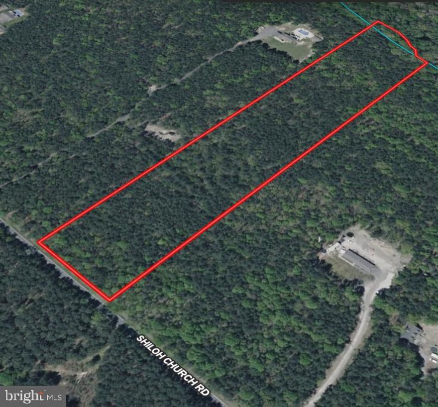 9.5± acre wooded parcel located on Shiloh Church Road in Laurel, Sussex County, Delaware. The property features approximately 265 feet of road frontage, with the rear boundary adjoining Beaverdam Branch. Current land use is classified as residential acreage. Buyer is responsible for conducting all due diligence regarding soil suitability, permitting, zoning, and intended use.