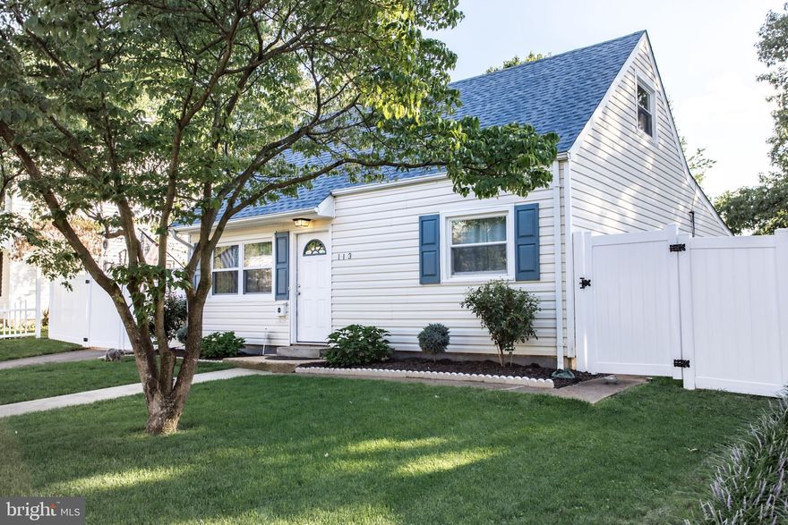 Charming Cap Cod with 3 bedrooms and 2 1/2 baths. Brand new floors throughout the main level and freshly painted! Eat-in kitchen that flows in to a beautiful dining room leaves lots of room for entertaining. Plus a brand new 8 ft, custom, energy efficient, sliding glass door that leads you to a newly built deck for much more space to gather. The back yard has a newly installed vinyl privacy fence that encloses a great garden, big yard, detached garage and a nice, long driveway. Also, the AC unit was replaced in 2018 and the roof was replaced in 2020!! This home has been well taken care of and it shows! You do not want to miss this beautiful house inside and out! It will go QUICK!