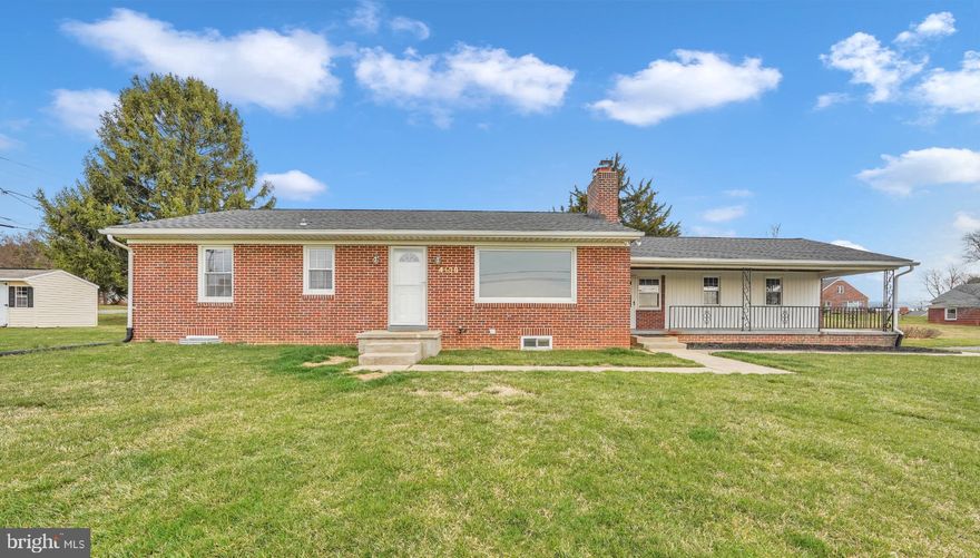 Come check out this wonderful 3-bedroom, 2-bathroom rancher! Step inside to find a cozy living space featuring a wood-burning fireplace and a spacious dining area that is perfect for gatherings. Located on a corner lot with 0.24 acres and a front porch that overlooks the park, there's ample outdoor space to enjoy especially on summer nights. Newly painted all throughout, this home is move-in ready! Don’t miss the opportunity to make this property your own!