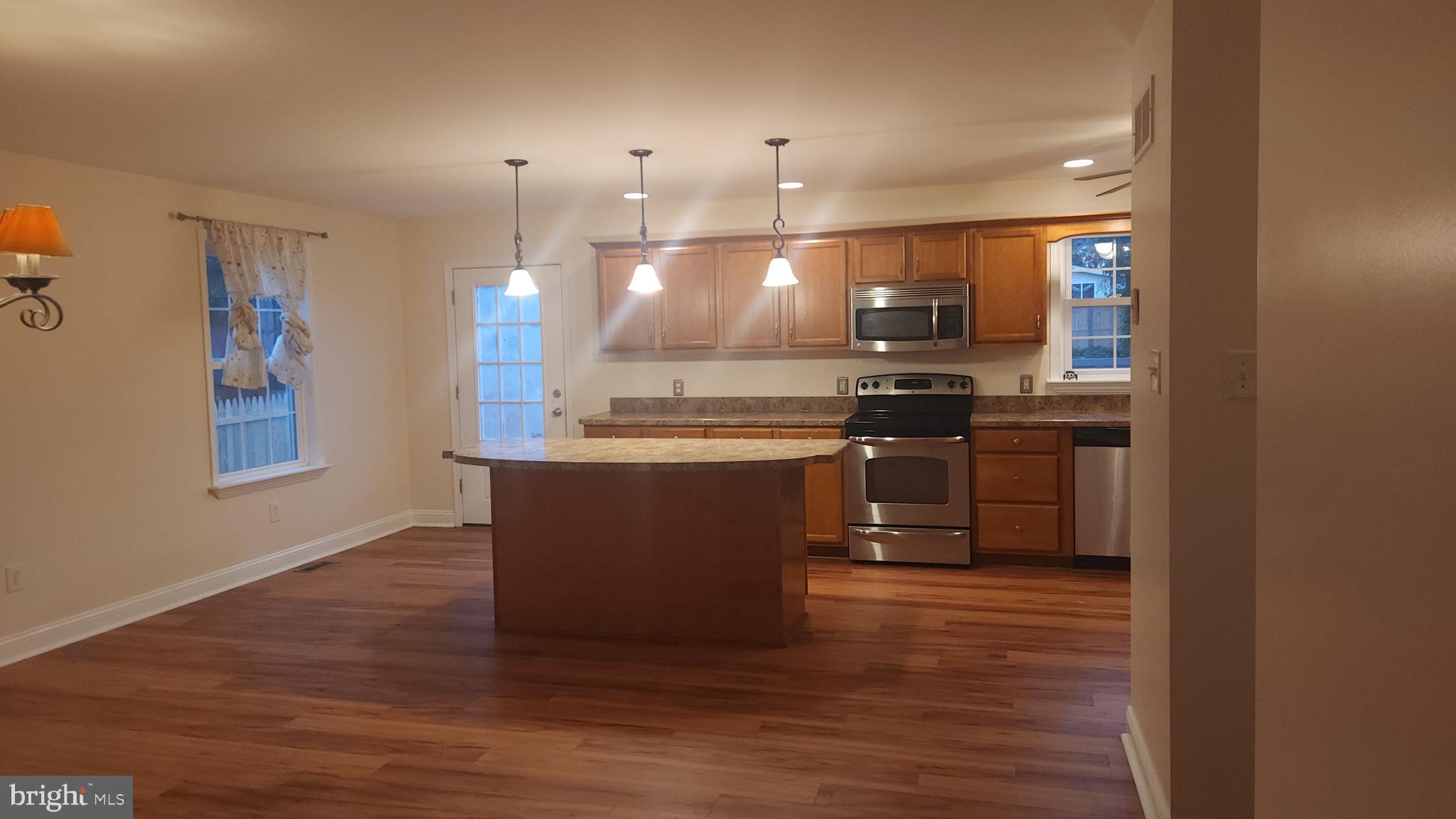 Well-maintained 3 bed 2&half bath house with a very large backyard available for rent in Bristol Borough.
Step into a warm and inviting living room with gleaming hardwood floors. The spacious, custom-designed kitchen is a true centerpiece—featuring a large island with seating for five, elegant crown moldings, recently installed vinyl flooring, stainless steel appliances, a double-bowl sink with disposal, pantry, recessed lighting, ceiling fan, and an abundance of cabinetry. The adjacent dining area also features vinyl flooring, a stylish chandelier, and sliding access to a generously sized, fully fenced backyard—ideal for entertaining or quiet outdoor enjoyment. The full semi-finished basement offers a versatile, carpeted space—perfect for a recreation area, home office, or future family room. Located close to quality schools, several parks, and public transportation, this home combines comfort and convenience in a charming historic setting.
Tenant is responsible for all utilities. Credit score of 650 or better, minimum of 2 years employment history making 3x’s the rent amount and no past evictions. 1 small pet (cat or small dog) is allowed, and $500.00 pet security deposit $100 pet monthly fee is required. Will need to complete an online application.
