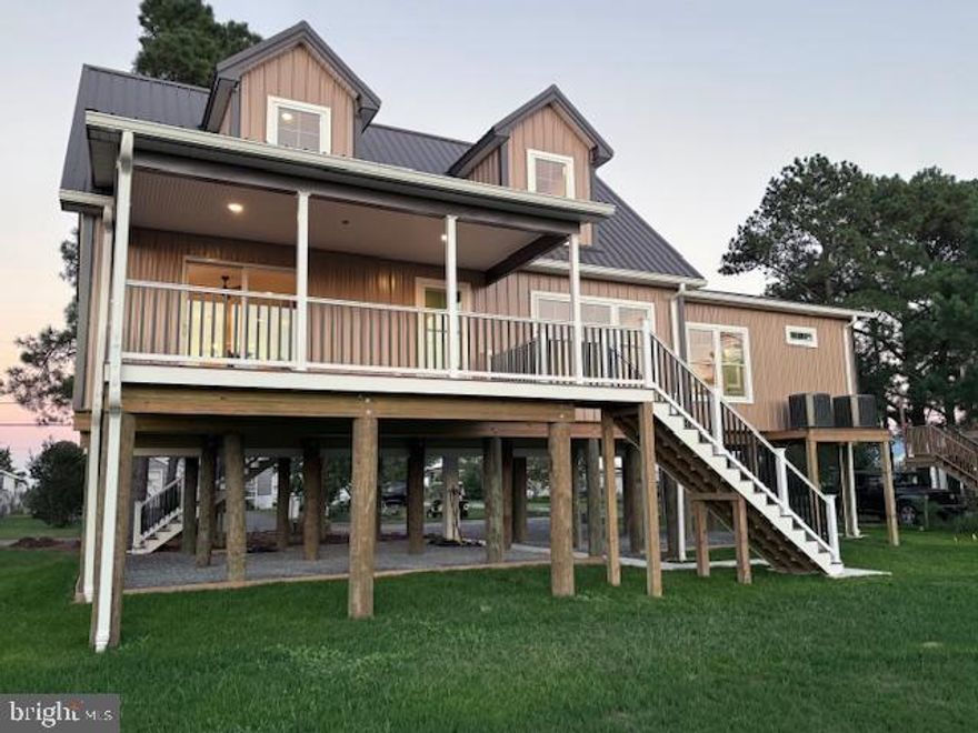 Your own paradise is waiting for you here on the Delaware Bay!
Kitts Hummock is a quiet and peaceful Bay community with Picturesque and Captivating scenic views of Wetlands, Conservation Areas and Nature trails. Close to Dover for shopping and conveniences.
 Delaware’s Ocean beaches a hour+ away.
This Amish built custom home quality construction. When you walk in Beautiful Hardwood floors throughout. Neutral color palette. Lots of Natural lighting. Cozy living room.  Great Kitchen with Breakfast Bar. Stainless Steel Appliances,  Gas range, microwave, dishwasher and refrigerator with ice maker.
First level has a main bedroom with full bathroom. Laundry room.  Powder room.
2nd level has 2 bedrooms  that over looks  the wetlands.   1 full bath.
Ceiling fans , central air,
 Energy star heating system ( propane) and
 Tankless hot water system.
Pre wired for a cargo lift/ elevator.
Note: 51 N Bay lot with Garage next to this property is not included but is an option to purchase.