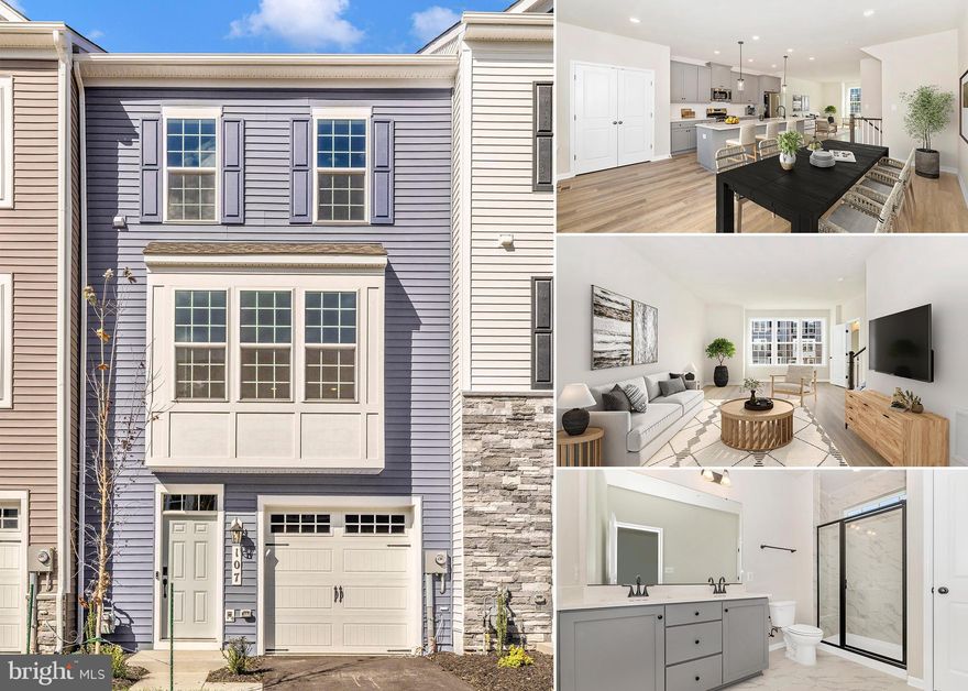 This MOVE-IN-READY Auburn II luxury townhome at Spring Bank by PDR Homes offers three beautifully finished levels with 4 bedrooms, 3.5 bathrooms, and a 1-car garage—all in a highly walkable location near Clemson Corner and Market Square. Enjoy thoughtful upgrades throughout, including oak stairs, a gourmet kitchen with quartz countertops, stainless steel appliances, subway tile backsplash, an oversized center island, a sunroom extension, and a 10' x 18' composite deck. The owner’s suite features a vaulted ceiling, walk-in closet, and a spa-inspired bathroom with an expansive, floor-to-ceiling tiled shower. The lower level includes a spacious rec room or 4th bedroom with its own walk-in closet and full bath. Photos are representative. Take advantage of this LIMITED-TIME OPPORTUNITY — move in now and choose $15,000 toward closing costs or a 2/1 rate buydown for BIG SAVINGS on your first two years of payments! Move in before the holidays!