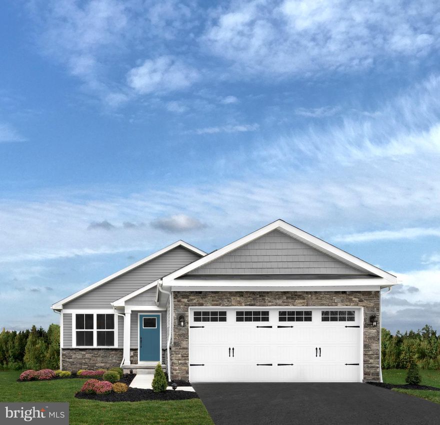 To be built ARUBA BAY at the new SOUTH BROOK in INWOOD by Ryan Homes. You want to keep your independence. You're looking for a new home that offers the right amount of space without the shared walls or high floors of apartment living. The Aruba Bay is for you. The Aruba Bay was designed with modern living in mind. Enjoy all the style and comfort you want with the space and flexibility you need. The gourmet kitchen seamlessly flows into the great room for a relaxed setting that's ideal for gathering with friends. Use the flex room in this 2-bed, 2-bath floor plan as dining space, an office or however else you like. The luxurious primary suite stuns with its seated shower and oversized walk-in closet. Come see why The Aruba Bay can't be beat. The simple approach to keeping your independence is one reason so many people will choose the Aruba Bay.  All the details have been taken care of for you! Wider doorways & hallways, Primary bathroom with walk-in shower and seat, level handled door knobs, lowered light switches, and more.  Main-level living has never been so convenient! Enjoy sidewalk lined streets and a community picnic pavilion.  It's that easy. What are you waiting for?  One-Level Living will allow you to own a new home and take advantage of all the benefits of home ownership! It's the perfect match for those looking to downsize.  Other floorplans and homesites available. Photos are representative only.