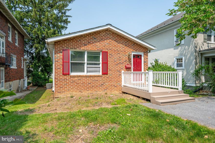 Brand new roof! New Heat pump, DO NOT let the front of home deceive you! It is much bigger than it looks from the street. This home has everything you need on the main level. Large Living room, kitchen full bath with laundry area, bedroom with large walk-in closet & backyard deck! What more could you ask for??? BONUS bedroom, full bathroom, garage & storage area on lower level. BUT itis walk in level from the outside back ally.  Perfect for so many uses use your imagination! This home is move in ready with basic clean color choices. The kitchen has huge Island and is open to living room. Perfect for entertaining. Close to Interstate 81, park, schools, hospital, doctors & shopping.