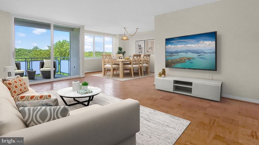 This is the one everyone has been waiting for - a large corner 2br/2ba with fabulous tree-level eastern exposures overlooking Grosvenor Park.  Featuring balcony, deeded garage space, wood floors, updated kitchen, replacement windows, built-ins, freshly painted throughout.  Amenities include Party Rooms, Fitness Center, Community Laundry, Package and Dryclean Valet (next door), Pool, Picnic Pavillion, Roof Terrace, Bike & Extra Storage, Tot Lot, 24/7 Reception. Fee includes all utilities and parking.  Both Fios and Xfinity available.  Ample guest parking.  100% SMOKE FREE BLDG, FELINE FRIENDLY.  Act now!  There will never again be a community like Grosvenor Park - 50 acres of protected green space adjacent to a Metro Station, Strathmore Hall and just at the intersection of 495, 270, and 355.  Just one stop to Pike & Rose or NIH. The true jewel of Montgomery County.