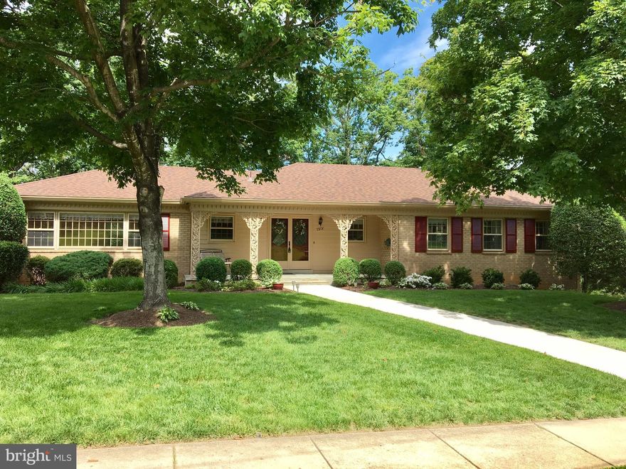 5BR 3BA brick rambler w/2 car garage on 1/3 acre lovingly maintained for 44 yrs - Some of recent $225k of upgrades: kitchen, baths, 30 yr roof, gutters, electric box, hardwoods refinished, carpet, tile, recessed lights, paint inside/out, granite, appliances, shades/blinds, ceiling fans, cedar closets, H20 heater, A/C, ducts cleaned, slate patio & walks, shed, landscaping, irrigation.