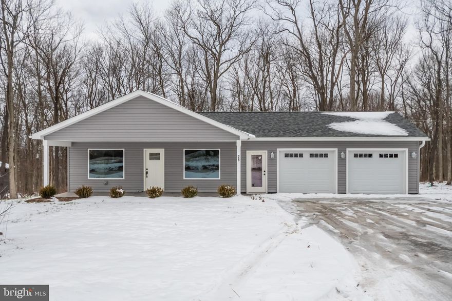 New construction home that is sure to check all the boxes! This home is warm and inviting from the moment you walk in boasting vaulted ceilings, poured concrete counter tops, luxury vinyl flooring and a beautiful shiplap accent wall. Offering three bedrooms, three baths and a great family room downstairs, this home has plenty of space to enjoy with family and friends. The exterior space is just as pleasing, with a 2-car attached garage, covered front porch, and a rear stamped concrete patio and fire pit. The location is also hard to beat, just minutes to I-68, Wisp Ski Resort and Deep Creek Lake. Call today to preview!