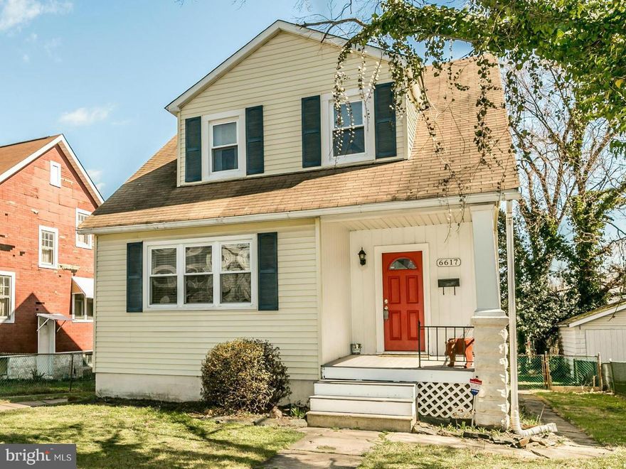 SUPER CHARMING CLASSIC PORCH FRONT CAPE COD BOASTS MODERN UPDATES THROUGHOUT! BRIGHT, SPACIOUS & OPEN  LAYOUT W FRONT SUN/SITTING ROOM, LIVING ROOM, FORMAL DINING ROOM, 1ST FLOOR BR, UPDATED BATHRM & UPDATED KITCHEN! GREAT 2ND FLR W 3 TRUE BRS & 2ND UPDATED FULL BATH. BEAUTIFUL HARDWOOD FLOORS & NATURAL LIGHT THROUGHOUT! DETACHED 2 CAR GARAGE, PRIVATE DRIVEWAY, FENCED YARD & PATIO. WELCOME HOME!