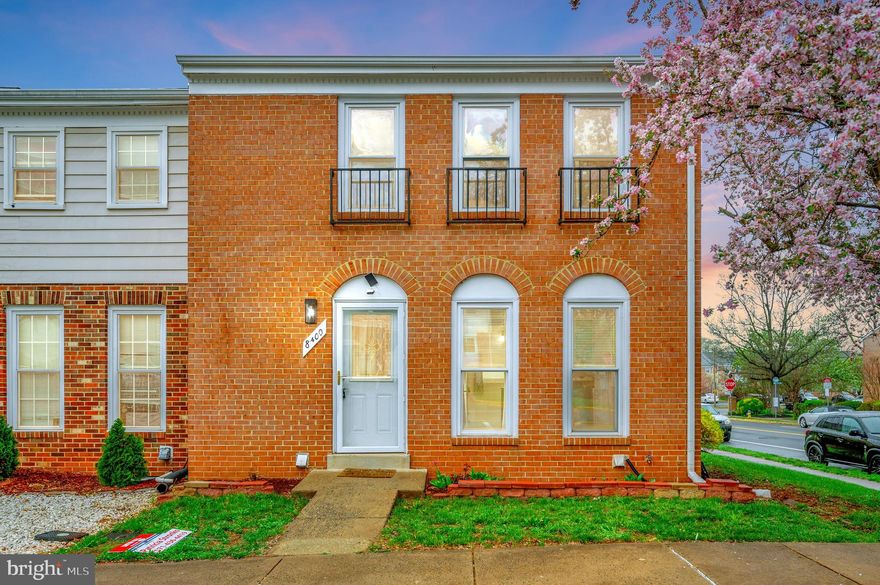 Photos will be uploaded Friday 4/4 Bright and Sunny  3 level 3 bedroom  End Unit Brick Townhouse in quiet community. Soooo Spacious!  3 full and one half bath. Fully fenced rear yard and patio. New carpet (2025)New roof (2023) New HVAC (2022) Newer hot water heater and New refrigerator (2023) New stove (2025), New LVP flooring Kitchen and Dining Room (2022)  Close to VRE, 28 and shopping.