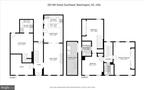 Tiny photo for 203 9th Street SE, WASHINGTON, DC 20003 (MLS # DCDC2255632)