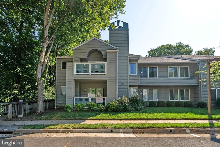 Top floor two bedroom, two bathroom condo with unbeatable location! Just a short walk from the North Point Shopping Center, you are minutes away from restaurants, shopping, commuting options and more! Just over two miles away from the new Reston Town Center Metro Station with access to the silver line. The condo has been fully painted and is just waiting for a new owner to make their own personal touches. The large living spaces and vaulted ceilings paired with the open kitchen make this a great layout for entertaining. Kitchen boasts a convenient breakfast bar and there is room for a small dining table as well. Both bedrooms are nicely sized and connect to the two separate, full bathrooms. The private balcony with exterior storage room is perfect for the milder months. HVAC condenser was replaced in 2020, water heater replaced in 2019 and the vinyl windows are newer as well! This condo has ample opportunities to make it your own!