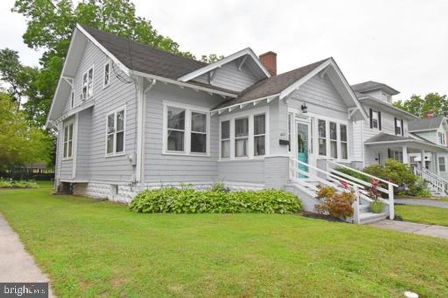 Price Reduction!! Property sold “as is” This four bedroom two bath home is larger than it appears. This charming home  features hardwood floors, crown molding and wainscoting.  Enter through the bright sunroom into the large family room with wood burning fireplace. The dining room has a pellet stove to keep you warm all winter long. There are two bedrooms on the first floor and a bath. The kitchen has butcher block counters and white cabinets. The kitchen leads out back to a large backyard and stone patio.  Upstairs is a master bedroom suite with additional bath and walk in storage that can be converted to another room later on. A large fourth bedroom is also upstairs. The basement is partially finished for storage or could be used as a craft area, hobby area or rec area. Central air on the first floor. Gas heat and gas stove for cooking. This home will not disappoint set up your appointment today!! Move right in!