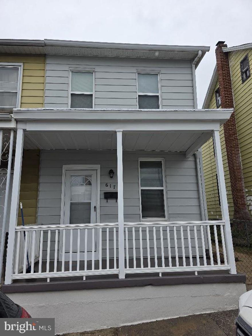 Semi-detached home featuring  4 bedrooms, 1.5 baths, living room, dining room, eat-in kitchen with new stove and refrigerator. Gas heat and central air.  Freshly painted. Listing Agent has financial interest in property and Seller is a PA Licensed realtor.
