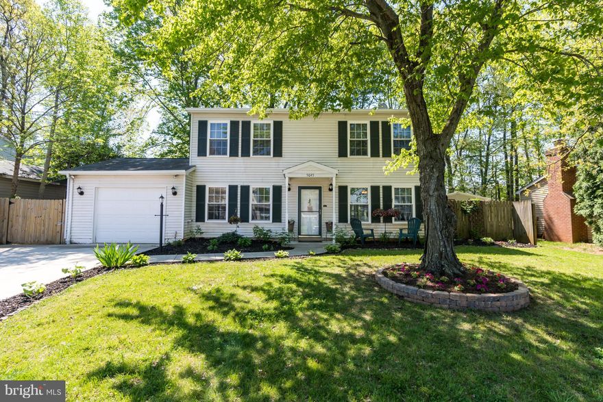 Charming Colonial on quiet street, landscaped, wooded lot! 3 bd, 2 full bath & over sz 1 car garage will WOW you! New carpet, newer windows (2 yrs) & new microwave! Mstr Suite w/WIC (custom built)!Kitchen w/island, corner cabinet & lrg Breakfast area! Family rm leads to stamped concrete patio & recently stained deck! Perfect for indoor/outdoor entertaining! Fenced rear yrd, 2 sheds - 1 w/electric!
