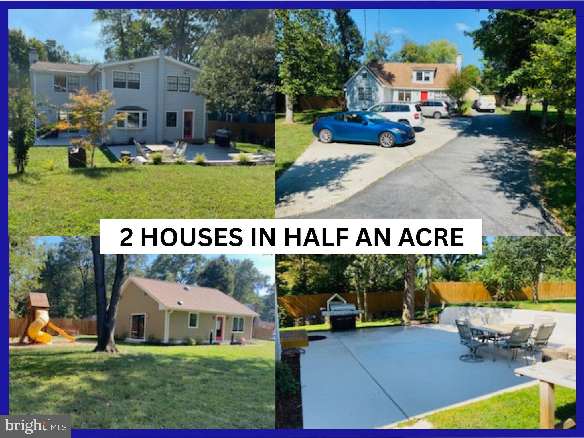 Please show between 9AM and 6PM. 2 homes for the price of 1 on 1/2 an Acre/ Pack your bags and come home to this beautiful well-kept oasis. Space galore! Upgrades in the last few years on the main house, the second house was just built and finished in December 2024, with all approved permits and attention to detail, quality, and beautifully done workmanship. Both homes are in Move-in ready condition. Beautiful, Rare, unique, property and opportunity in a tranquil setting!! 2 Houses on a .48-acre lot. Currently, the family hosts Airbnb guests earning $5K+ a month. The main house has 5 bedrooms and 2 baths, and a separate 900 Sq Ft In-Law Suite home with 2 bedrooms and 1 full bath. They boast an Open concept floor plan with a large family room, kitchen, and living room. The main house has been recently remodeled top to bottom and updated with large upstairs bedrooms and remodeled bathrooms. The second house can accommodate a small second family or be used as an in-law suite, complete with top-of-the-line appliances and a beautifully designed kitchen. Total of 3 A/C compressors. Beautiful cement outdoor patio to relax, sit back and enjoy the company of friends or visitors. Each house has its washer and dryer. Huge parking lot with long driveway to accommodate 7 vehicles easily. Enjoy the nice weather in the nice fenced-in yard or cooking out on the nice patio, and the kids enjoying the playground. This home is located near shopping centers, grocery stores, and restaurants. Bring your pickiest buyers. They won't be disappointed. Come and see, you will love this property.