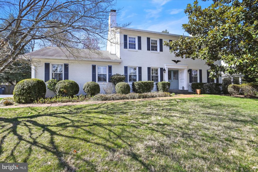 *OFFER DEADLINE Tuesday, 11/12 @ Noon*  Discover this *STUNNING* classic 4-bedroom, 3.5-bath colonial home in the highly coveted Chesterbrook Woods neighborhood! Nestled on a corner lot, this residence offers over 3200 finished square feet of beautiful living space spread across three levels. Step inside to find an inviting main level with an elegant formal entryway and hardwoods floors.  The elegant living room, complete with a wood-burning fireplace, flows seamlessly into the back deck area, perfect for outdoor entertaining. The formal dining room features exquisite wainscoting and built-ins, adding a touch of sophistication. The gourmet kitchen features stainless steel appliances with induction stove and double ovens, granite counter tops and a breakfast bar that invites casual gatherings. A convenient half bath is adjacent to the kitchen and living room. Completing this level is a spacious family room, highlighted by a charming brick wood-burning fireplace, creating a warm and inviting atmosphere. Additionally, there is recessed lighting and plantation shutters in the living, dining, and family rooms. Upstairs, you'll discover four generous bedrooms and hall bath including the lovely primary suite, complete with its own private en suite bath. The lower level offers a large recreation room with wood burning fireplace, office/guest room, full-size bath and a laundry/utility room with walk-up to the backyard. This treed .34 acre lot offers a private, level backyard that is fully fenced with a nice deck. Side garage entry with large driveway for additional parking. This home truly combines comfort and elegance, making it the perfect retreat in a desirable location. Ideally located, close to Chain Bridge and GW Parkway, minutes to DC, Arlington, and Tysons.  Chesterbrook, Longfellow, McLean Schools!