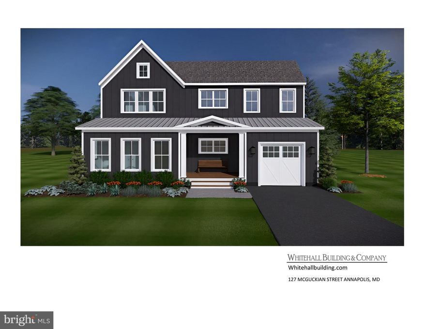 Don’t miss this stunning new construction in the highly desirable Homewood neighborhood of Annapolis. Perfectly situated within walking distance to downtown, this thoughtfully designed luxury residence offers the ideal blend of sophistication, comfort, and convenience. Step inside to soaring 9-foot ceilings on every level and a light-filled open floor plan. The gourmet kitchen is a chef’s dream, featuring 42-inch custom cabinetry, quartz countertops with coordinating backsplash, stainless steel appliances, and an oversized island that flows seamlessly into the dining area and spacious family room with a cozy gas fireplace. Sliding doors extend the living space to a private deck, creating the perfect setting for entertaining. A stylish powder room and functional mudroom with laundry space complete  the main level. Upstairs, the expansive primary suite offers a large walk-in closet and a spa-inspired bath with double vanity, soaking tub, and glass-enclosed shower. Two additional bedrooms and a well-appointed guest bath provide both comfort and practicality. The finished lower level offers even more living space with a generous recreation room, a fourth bedroom, and a full bath—ideal for guests or extended family. Set on a charming tree-lined street, this home captures the unique character of Homewood with the benefits of modern construction. Residents enjoy a vibrant, walkable community with abundant green spaces and easy access to major routes, while remaining just steps from the energy of downtown Annapolis. This home offers the rare opportunity to experience the best of luxury living in one of the city’s most coveted neighborhoods.