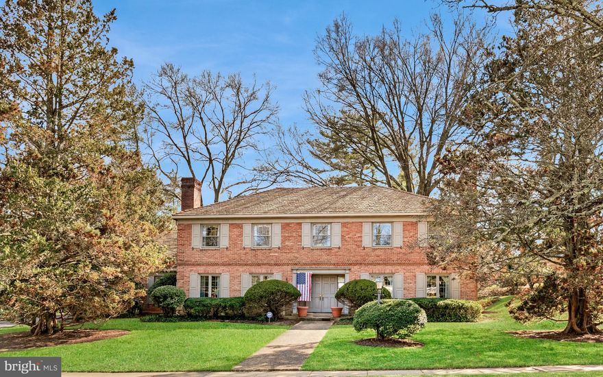 Welcome to 6315 Stoneham Lane in Sought-After Evermay. This classic all-brick Colonial is perfectly situated on a quiet street with a beautiful flat backyard. Inside, the home offers timeless charm with hardwood floors throughout and a flexible layout featuring 4 bedrooms and 3 full bathrooms. The welcoming foyer opens to a light-filled formal living room and dining room with sliding glass doors leading to the rear patio. The cozy kitchen and breakfast room also offer direct access to the backyard, perfect for morning coffee or casual meals al fresco. A main-level bedroom and full bath provide convenient guest accommodations or a home office option. Upstairs, the spacious primary suite features walk-in closets, built-ins, and a private bath. Two additional bedrooms share a Jack-and-Jill bath, and a charming hobby room adds extra flexibility. Located just a short walk to Clemyjontri Park, walkable to The Potomac School, and minutes to downtown McLean, Washington D.C., Tysons Corner, I-495, I-66, the George Washington Parkway, and the Dulles Toll Road.