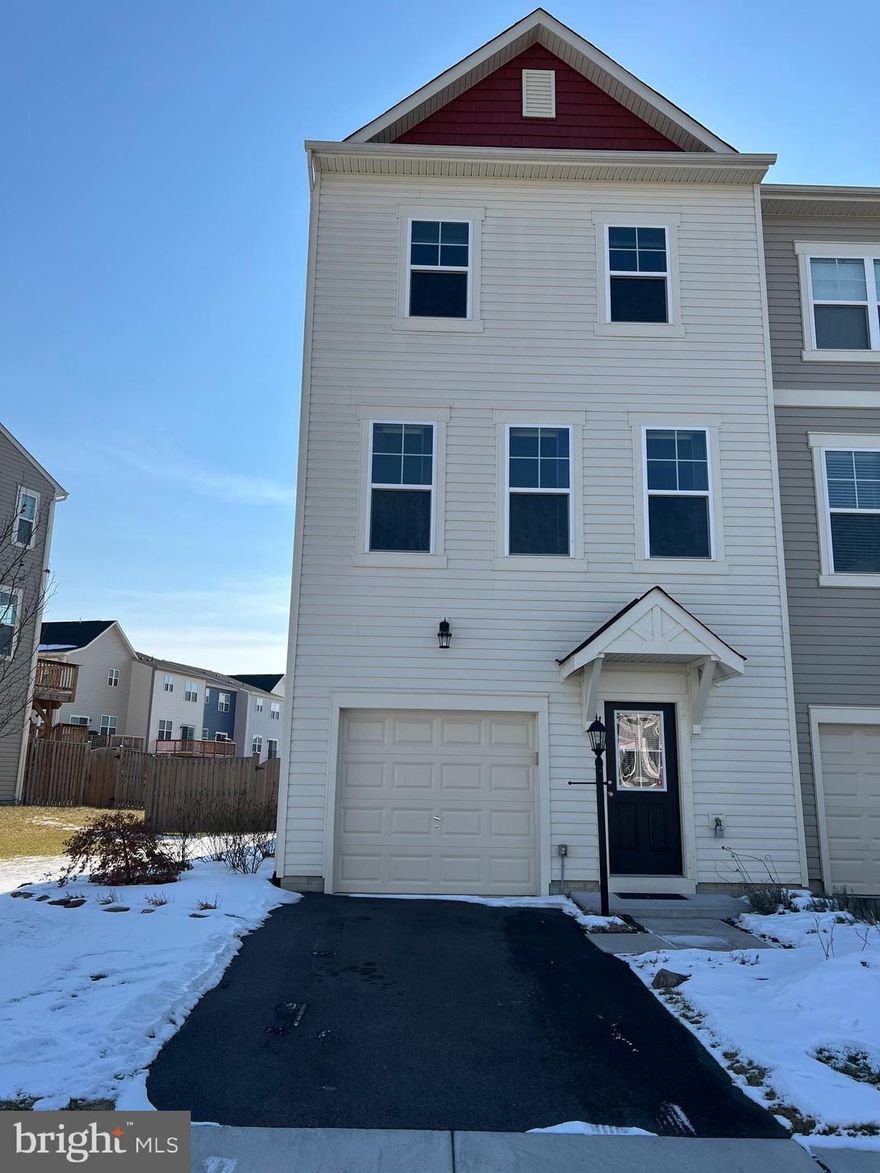 ***Available for occupancy from 1st June*** Gorgeous Luxury end-unit townhome with 3 finished levels. Beautiful 3 bedroom, 2 Full baths, 2 half-baths, 1 car garage end-unit townhome with carpet and Luxury Vinyl plank flooring. Open plan having Gourmet kitchen with upgrades of a huge island, granite countertops, upgraded stainless steel appliances, pendant lights, breakfast bar, dining area, pantry and plenty of cabinet space. Luxury Vinyl Plank floors in the kitchen and Foyer and Berber carpet throughout the main level. A large TREX deck outside the kitchen with steps down to garden area/rear yard - perfect for grilling.  Family Room has a lot of Windows allowing tons of natural light. The upper level offers a convenient laundry area and a Primary Suite w/ Walk-in Closet and a deluxe primary bathroom with stall Shower and dual Vanity. Upper level has 2 additional bedroom with closets and share a full bath in the hallway. The walkout finished lower level has a beautiful foyer, rec room and another half bath. Large 1 car garage with a driveway which can fit 1 additional car. Plenty of windows throughout the home for sun filled rooms. Fully Fenced rear yard with raised beds. Home is outfitted with Generac Outlet for Generator (wired into Panel Box) for 30 amps of service. Walking distance to playground, dog park, rec center, pool, and Jordan Springs Elementary. Enjoy all the community amenities including the pool, indoor sports facility, trails and much more. Shows very well. Stable Income and good credit scores preferred. Email listing agent if you have any questions. Terms: One month rent in advance. One month rent deposit. Pets are not allowed. $40 application fee per adult over 18 years of age. Repair deductible is $100/system/occurrence. Renter's insurance required before occupancy. No Smoking or vaping allowed.