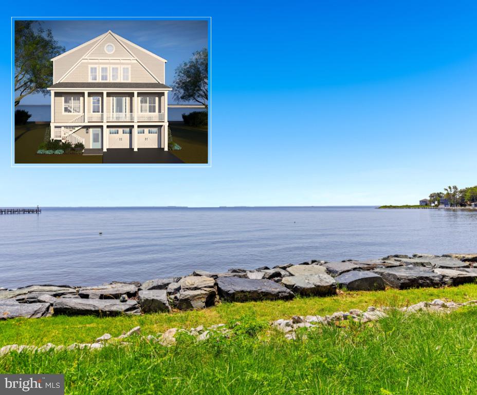 To be built by Whitehall Building & Co., Annapolis’ largest luxury waterfront builder. Located in the desirable Columbia Beach neighborhood, this coastal-style home will offer over 3,700 square feet of finished living space and the rare combination of panoramic Chesapeake Bay views with the protection of a cove-front setting. Designed for modern waterfront living, the open-concept layout features soaring 10' ceilings on the main level and walls of glass to showcase the water views.
With 4 bedrooms, 3.5 baths, and high-end finishes throughout, this home is both elegant and functional. Enjoy community amenities like a boat launch, pier, tennis and basketball courts, playgrounds, and more. Ideally situated with convenient access to Annapolis, DC, and Baltimore.
Still time to customize! Buyers can choose their selections and finishes.