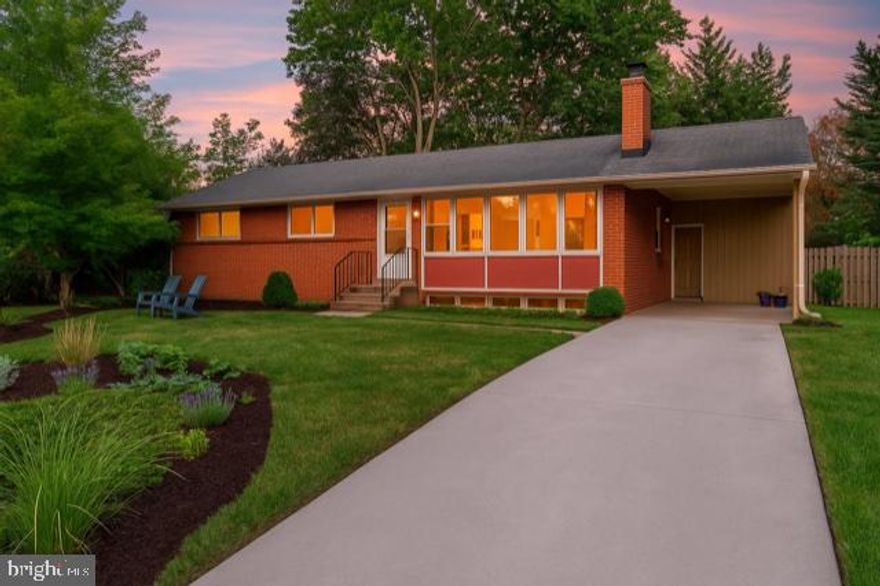 Mid-Century Modern Charm in the Heart of Waynewood – 1010 Croton Drive, Alexandria, VA

Discover the timeless appeal of this beautifully preserved mid-century modern home located in the highly sought-after Waynewood neighborhood of Alexandria. Situated on a generous lot with mature landscaping, this 3-bedroom, 2.5-bath residence effortlessly blends classic architectural design with  a functional layout perfect for modern living—all just minutes from Old Town Alexandria, Fort Belvoir, and Washington, D.C.

The main level features a spacious primary suite with en-suite bath, offering privacy and convenience all on one floor. The home’s open layout highlights original period details, including clean lines, large windows, and a seamless indoor-outdoor connection through a bright screened-in porch and expansive paver patio—perfect for entertaining or relaxing in your own serene backyard retreat.

The welcoming foyer opens into a large, sun-drenched living room with an original brick fireplace and large windows overlooking the front yard. The adjoining dining room seamlessly connects to the kitchen and the screened-in porch, offering the perfect balance of indoor and outdoor living.

The spacious main-level primary suite includes an en-suite bathroom, while two additional bedrooms and a half bath provide flexible options for family, guests, or a home office.  Hardwood floors, classic built-ins, and clean mid-century lines make the main level both functional and stylish.

The fully finished lower level offers a large family/rec room with a second fireplace, perfect for movie nights or casual get-togethers. A spacious bonus room can be used as a gym, home office, or guest space and the sepatrate laundry/utility room provides ample storage, this level  is functional and flexible for everyday living or entertaining.  The  screened porch  on the main floor opens to a recently installed  paver patio—ideal for al fresco dining, lounging, or hosting gatherings in the landscaped backyard.
Experience the vibrant Waynewood lifestyle, with access to top-tier community amenities including a pool, tot lot, and  access to scenic walking trails. You're just minutes from the charm of Old Town Alexandria, the convenience of Fort Belvoir, and the culture and career opportunities in Washington, D.C. Whether you're drawn to the vintage character or the unbeatable location, 1010 Croton Drive is more than a home—it's a lifestyle.Don’t miss this opportunity to own a piece of architectural history in one of Alexandria’s most beloved communities.