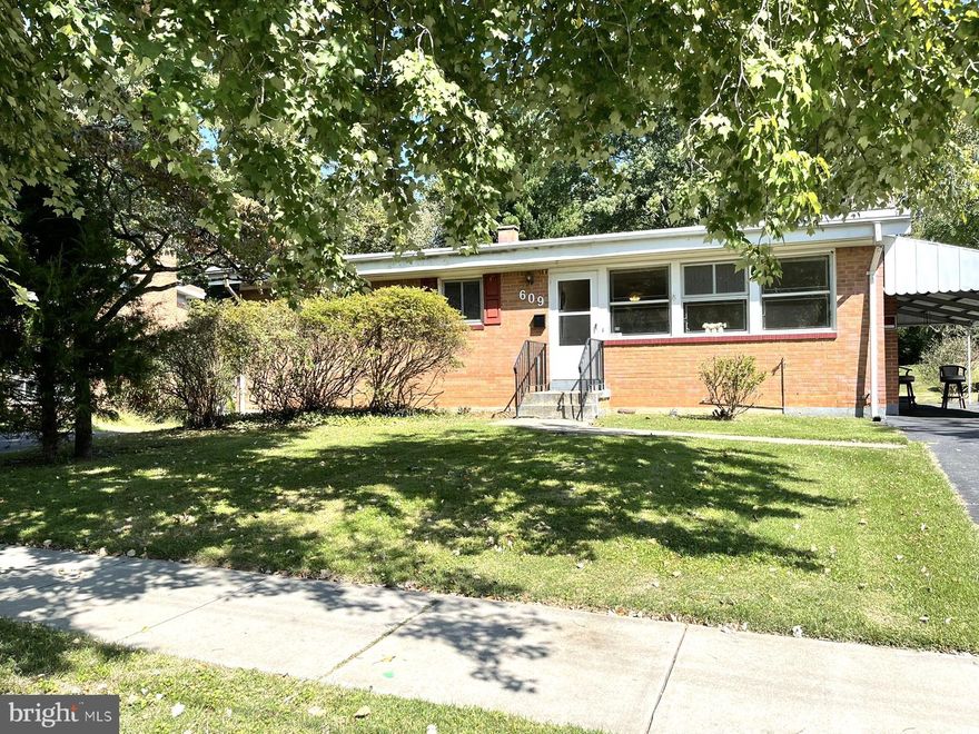 * * * ONLY MAIN LEVEL IS OFFERED for this price - - - for $3250 you can rent the entire home , including the lower level * * * This cozy home offers on the main level 3 bedrooms, 1 bathrooms covered deck, large yard,  driveway - it is available in a lovely, established  community. Hardwood floors throughout. The home receives plenty of natural lights in the living room,  nice addition is the nicely maintained brick fireplace. Rear screened-in porch included, overlooking the yard. Upstairs area has washer+dryer for tenants' convenience.   Pets are welcome on a case by case basis * * * this is a non smoking unit* * *  Beautiful hiking trail located only minutes away near Rock Creek. A short 3-minute drive from various fast food options. Less than a 10-minute drive from Aldi, CVS, Barnes and Noble, Best Buy and more! (Garage is not included)