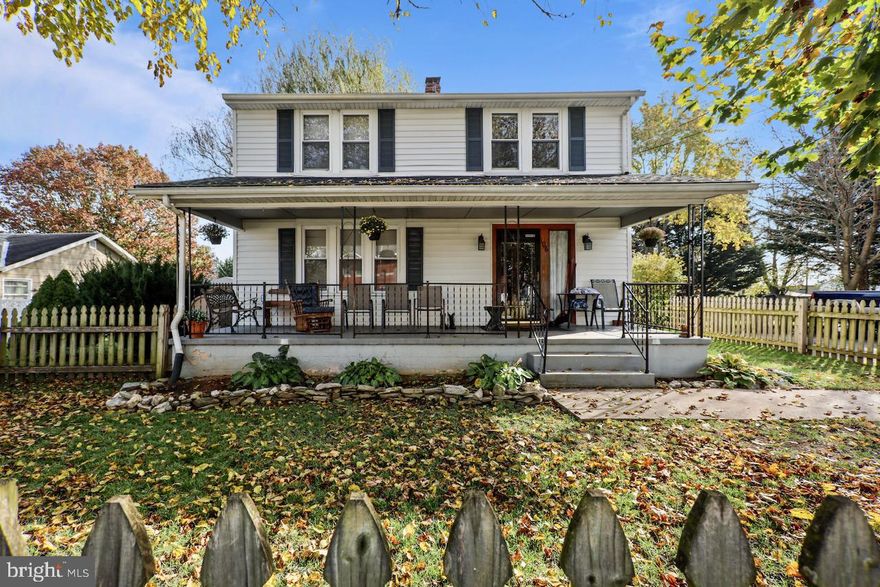 Charming Colonial with 3 Bedrooms and 2 Full Baths located on a beautiful .3 acre lot with mature landscaping and fully fenced for privacy! Main level features hardwood flooring throughout the Foyer, Living Room, Dining Room, and Kitchen areas. Separate Laundry room off the back of the home with access to the rear deck. Full Bathroom on main level. Upper level features 3 spacious Bedrooms and a large Full size Bath. ***Hot Water Heater, Stove, Refrigerator, Soft Water System, and HVAC  all installed in 2019*** Off street paved parking. Relax on the house length covered front porch with newly installed metal railings or entertain guests in the rear yard with large deck. Minutes to the MARC commuter train, historic Charles Town, or the quaint town of Shepherdstown, home to Shepherd University. This property is truly a perfect place to call home!