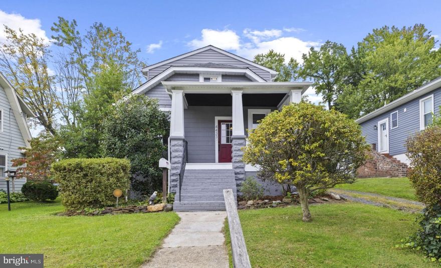 Charming and Updated Craftsman Bungalow.  This nicely updated home has a great mix of modern conveniences and original charm throughout.  The Primary Bedroom has Cathedral Ceilings with an en-suite Bath with Walk-in Shower.  Updated Kitchen has Granite Counters, a Farm Sink and Stainless Steel Appliances.  Freshly Painted throughout and new Carpeting in the Bedrooms make this one ready for you to move in and enjoy.  Nicely located on a quiet, convenient street in Baltimore City's Cedmont Community.  Don't miss it.