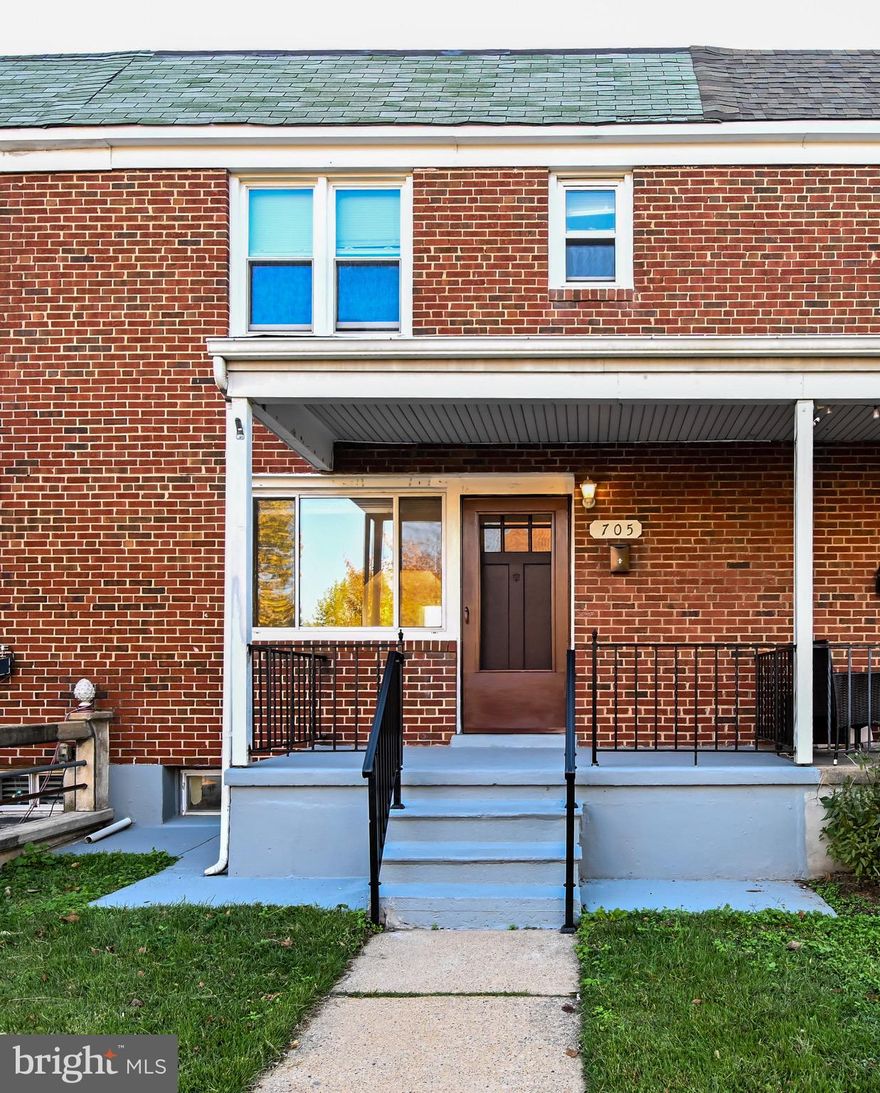 This beautifully renovated home features a brand-new kitchen with modern cabinets and appliances, complemented by stylish laminated wood flooring throughout. The upstairs bathroom has been completely updated with elegant ceramic tile, adding a fresh and contemporary touch. Enjoy a nice-sized backyard and a welcoming front porch—perfect spots to relax or entertain. Conveniently located across the street from John Ruhrah Elementary/Middle School and just minutes from Bayview Hospital, shopping, and restaurants, this home offers both comfort and convenience in a prime location.