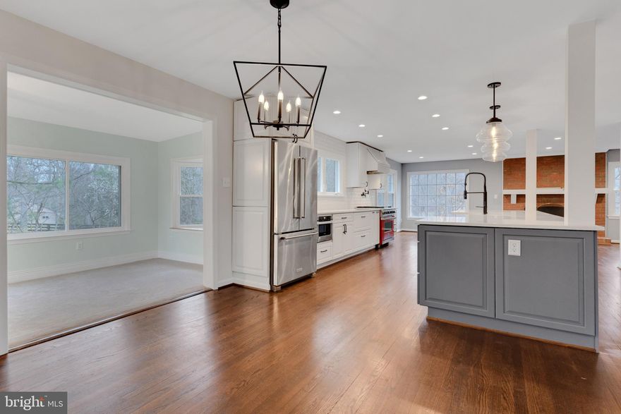 Completely renovated colonial home for rent on 7 acres  pastoral horse farm in Great Falls Virginia.
This immaculate home offers 5Bedrooms, 3.5 Baths and two car Garages. Completely remodeled country kitchen with white quartz countertops, subway tiled backsplash and stainless steel appliances. Upgraded hardwood floors throughout the upper two levels as well as tiled floors in the New Mexico style basement recreation room. This one of a kind home is surrounded by more than 7 acres of pristine land, pastures and orchard and stalls in Great Falls, this equestrian property offers abundant wildlife, and absolute quiet. Awaken to the sounds of birds as your neighbors. Abundant open land provide plenty of grazing for livestock and farm animals. Pristine, level lot offers plenty of play areas.