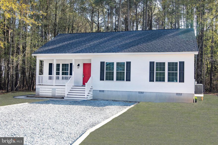 Discover modern coastal living in this stunning 3-bedroom, 2-bathroom new construction home nestled in the desirable Captain's Cove community. This thoughtfully designed residence combines contemporary style with practical functionality, perfect for today's lifestyle. The home features elegant luxury vinyl plank flooring throughout the entire space, offering both beauty and durability. The beautiful kitchen showcases sleek granite countertops, stainless steel appliances, a convenient center island, and a pantry for all your storage needs. The primary bedroom suite includes a walk-in closet and private en-suite bathroom, while two additional well-appointed bedrooms and a second full bathroom provide ample space for guests and family. Located in the Captain's Cove community in Greenbackville, Virginia, residents enjoy access to resort-style amenities including a marina, golf course, swimming pools, and more. This waterfront community offers the perfect blend of relaxation and recreation. This move-in ready home is waiting for you to make it your own, with the quality of new construction, modern finishes, and the peace of mind that comes with being the first owner. Tax assessed value is for land only. Taxes are based on assessed value of land only.