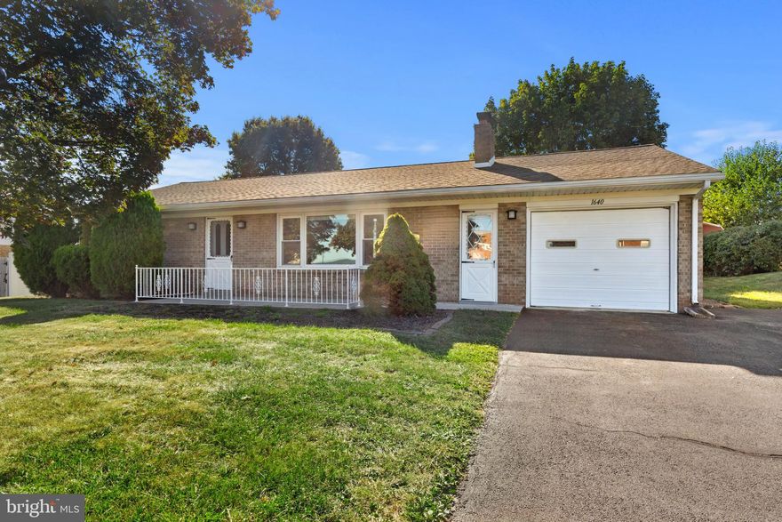 WELCOME HOME to one floor living in this spacious ranch home close to major roads and conveniences! Highly desired hardwood floors throughout under carpet. Warm yourself by the large wood fireplace on cold nights. New tub/shower surround and comfort height toilet. Efficient natural gas heat, hot water, and cooking. Upgraded wiring, replacement windows, newer roof, and basement water proofing system. Enjoy outdoor living on the rear patio. Rear shed (with new roof), attic storage, and oversized 1 car garage. CALL TODAY!