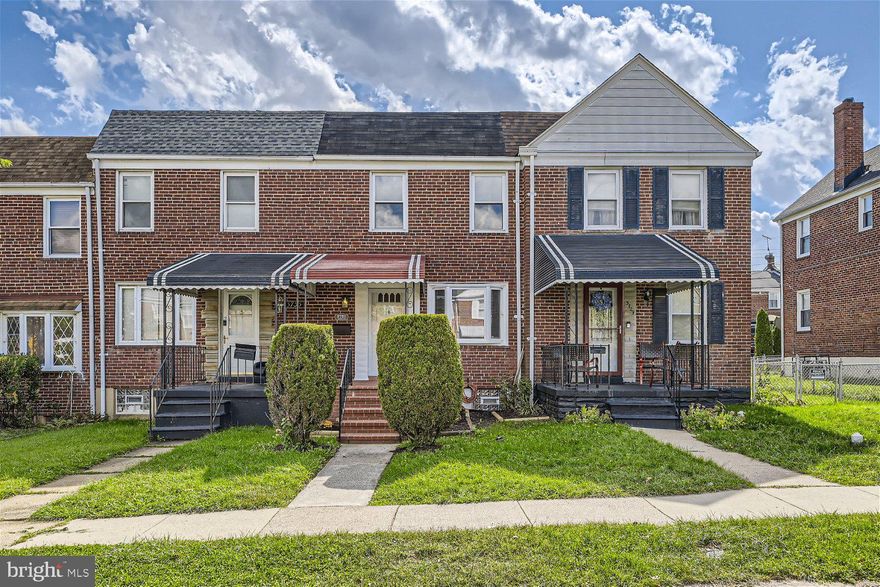 Newly updated 3BR/2BA brick townhome located on a very quiet section and street in Belair/Edison.  Walk up to the covered front porch and open the door into your forever home.  Step into a freshly painted main floor interior complete with a well lit open floor plan. Notice the beautiful dark brown ceramic flooring that carries throughout the main floor beginning in the large living room that offers tons of natural light from the front bay window.  The spacious dining room features a stunning lighting fixture and is open to the newly remodeled kitchen.  The kitchen boasts plenty of cabinets, stainless steel appliances, granite countertops, and a raised breakfast bar with seating and pendant lighting.  Onto the newly carpeted second floor boasting a large primary bedroom with a walk-in closet, two sizable secondary bedrooms, and a classic updated black and white tiled full bath.  The newly carpeted lower level offers additional living space for everyone in the family to enjoy, a new large full bath with walk-in shower, storage, washer and dryer, and a walk-out to the fenced yard.  From the kitchen step out onto a large covered deck and plenty of off street parking.  This home is move-in ready with so much to offer new homeowners including recessed lighting, new flooring/carpet, and so much more.  Imagine all this and in close proximity to shopping, restaurants, and commuter routes.