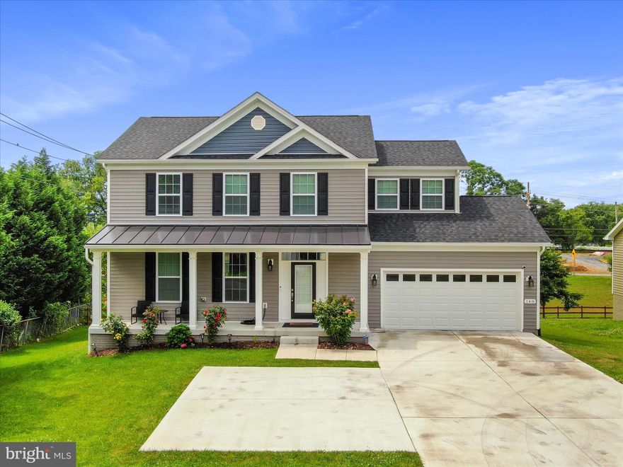 Custom-built home with several upgrades throughout including  engineered  hardwood floors on the main level, ceramic tile,  quartz countertops in the kitchen and baths, and stainless steel appliances.  There is a 12 X 12 rear deck with stairs leading down to the rear yard and an unfinished basement waiting for you to  design for your needs. A must-see! Schedule today.