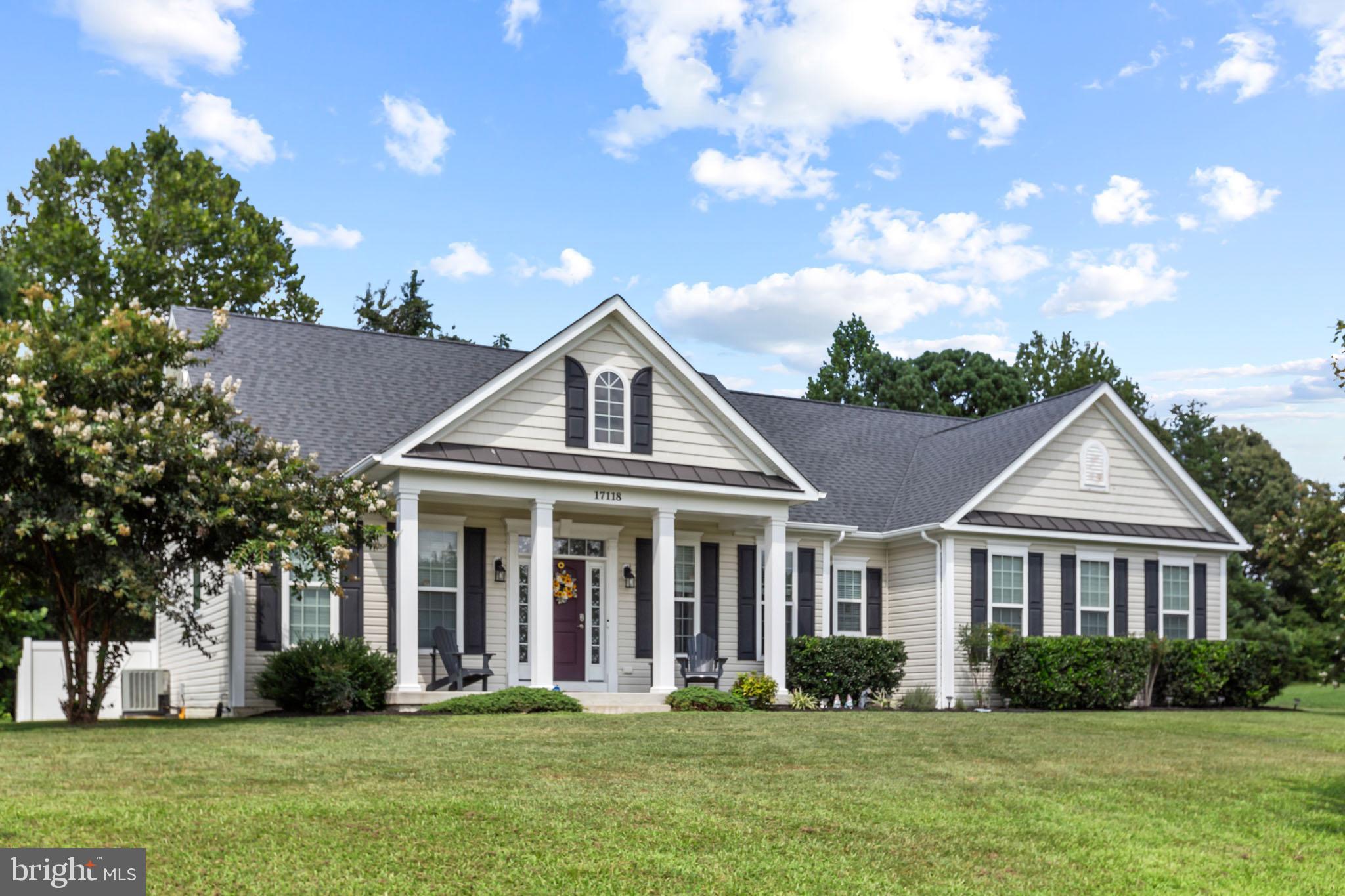 Welcome to 17118 Sweetwater Ct, a beautifully maintained 3 bedroom, 2 bath Troville model built in 2015 by the renowned Wilkerson Homes. Known for quality craftsmanship and timeless design, Wilkerson’s Troville model now starts at $750K+—here’s your chance to own one for far less without the wait! Step inside and you’ll find an inviting open floor plan designed for comfort and entertaining. The kitchen features quality cabinetry, granite counters, and stainless steel appliances, flowing seamlessly into the bright dining area and spacious great room. The owner’s suite offers a private retreat with tray ceilings, a walk-in closet and spa-inspired bath, complete with dual vanities and a soaking tub. Two additional bedrooms provide plenty of space for family, guests, or a home office. Outside, enjoy a fully-fenced back yard and a generous 1+ acre flat lot—perfect for outdoor living, gardening, or just relaxing with your loved ones.