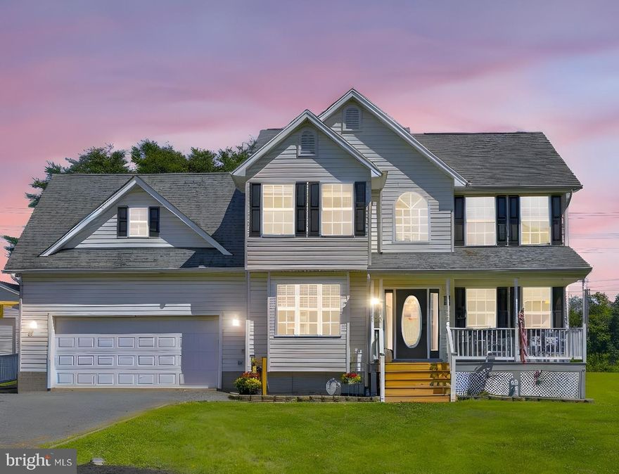 Motivated Sellers!
NO HOA! This spacious colonial has room for everyone with three finished levels offering a total of six bedrooms, four full baths, and one half bath. The main level features a family room with an open floor plan that flows into the dining area and kitchen, which is complete with granite countertops, white cabinetry, beautiful tile floors, and stainless steel appliances. Just off the kitchen you’ll find a private in-law suite with its own living room, bedroom, and full ACCESSIBLE bath, with both interior access and a private exterior entrance with ramp and wide doors. Upstairs, you'll find the impressive owner’s suite with a luxurious tile shower, along with three additional bedrooms and the convenience of laundry on the bedroom level. The fully finished lower level offers another family room, bedroom, full bath, and abundant storage.
Outdoor living is a highlight with a three-season room perfect for crabs, watching the big game, or entertaining, along with a rear deck featuring a pergola and hot tub. The level backyard has an open air gazebo with a beautiful wooded area that creates the perfect setting for gatherings. With a two-car garage, updated flooring and paint, and a fantastic location in Port Republic, this home has it all. Schedule your appointment today and don't miss out on your perfect forever home.
Commuting is a breeze! Just 40 minutes to PAX, 51 minutes to Andrews AFB, and approximately one hour to D.C. Close to shopping, work, and schools, yet privately nestled in a wooded setting.