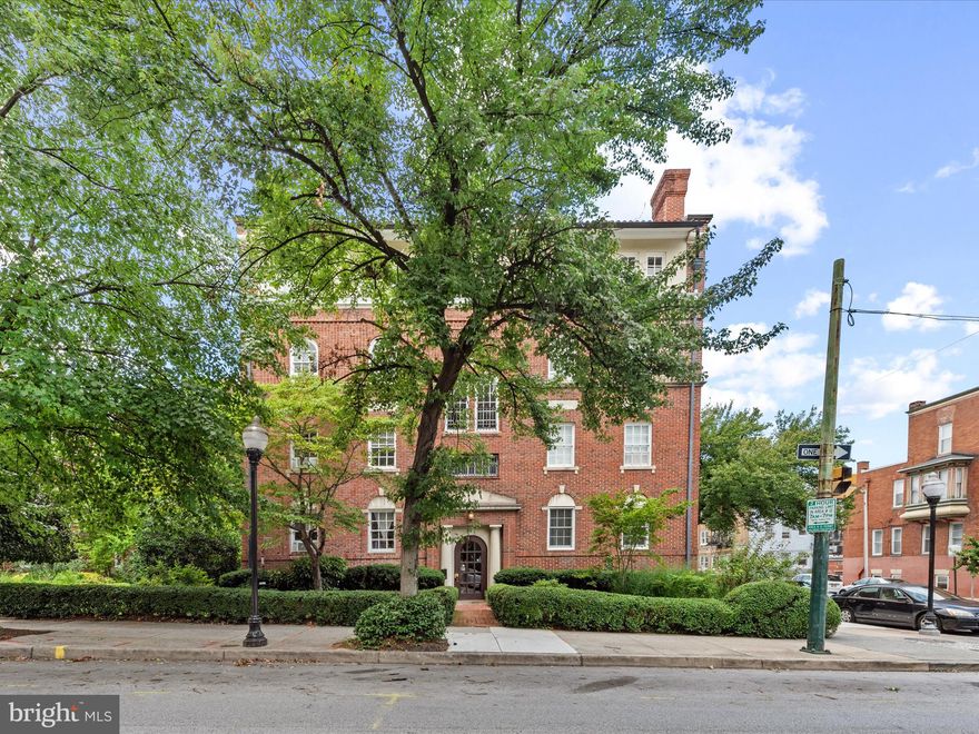 History, nature, location, amenities....welcome to 3024 N Calvert St Apt E4, part of the Calvert Court Cooperative! Built in 1915, this elegant historic building has been an architectural fixture of the Charles Village Neighborhood in Baltimore for a century.  The building offers 32 apartments. Apartment E4 is a 3 bedroom, 1 bathroom two-level mid-rise property located on the 3rd and 4th walk up floors of the E building, with windows that face north, east and west. The sun porch is north-facing and allows light to stream into multiple, large arched windows. The property has stunning, rich hardwood floors, high ceilings and is light and airy. It can also be quite cozy in the colder months, courtesy of the wood-burning fireplace (which was recently updated, cleaned, and inspected). Recent renovations/updates include: Kitchen remodel including new appliances (refrigerator, dishwasher drawer, stove); custom-built cabinets & countertops (antique redwood) added in 2022; ceiling fans installed in every room; bathroom refresh completed 2022/2023;  floors refinished 2020; and the addition of a custom Murphy Bed installation in 2nd bedroom 2020. 
This property offers shared laundry (3 laundry rooms, nearest in the basement under E building), storage unit in basement, bike storage, a basement gym and resident meeting areas, plus a secure call box. Further, the property has beautifully maintained gardens, inclusive of bench areas to relax, read a book, chat and feel as though one has escaped the hustle and bustle of city life beneath the handsome canopy of trees. The garden on the side of the building boasts a multi-tiered herb garden enjoyed by the residents of the co-op and a fire pit is near the herb garden in the cooler months, along with an ample supply of firewood. The co-op has truly made extraordinary efforts to provide public spaces on both the front and side of the property offering serenity and a sense of colorful, lush nature amidst the building's vibrant urban location.
Speaking of location, this property is truly  all about location, location, location; it is within walking distance of fantastic places in all directions, including Waverly Farmers' Market, Sherwood Gardens, Streets Market, Johns Hopkins, BMA, Wyman Park Dell/Dog Park, and numerous shops, cafes, bookstores, and restaurants.
Final approval of the selected offer is contingent upon the interview with the co-op board. Details about that process are posted in the agent remarks. Questions about the co-op rules/bylaws and interview process can be directed to the Calvert Court Secretary. Contact listing agent for that email.  Co-op information is uploaded in documents section of MLS, accessible to agents.  
Please be advised the monthly co-op fees include: Insurance, Common Ground Maintenance, Heat, Lawn Maintenance, Management, Laundry Facilities, Trash, Storage Area, Taxes, Water